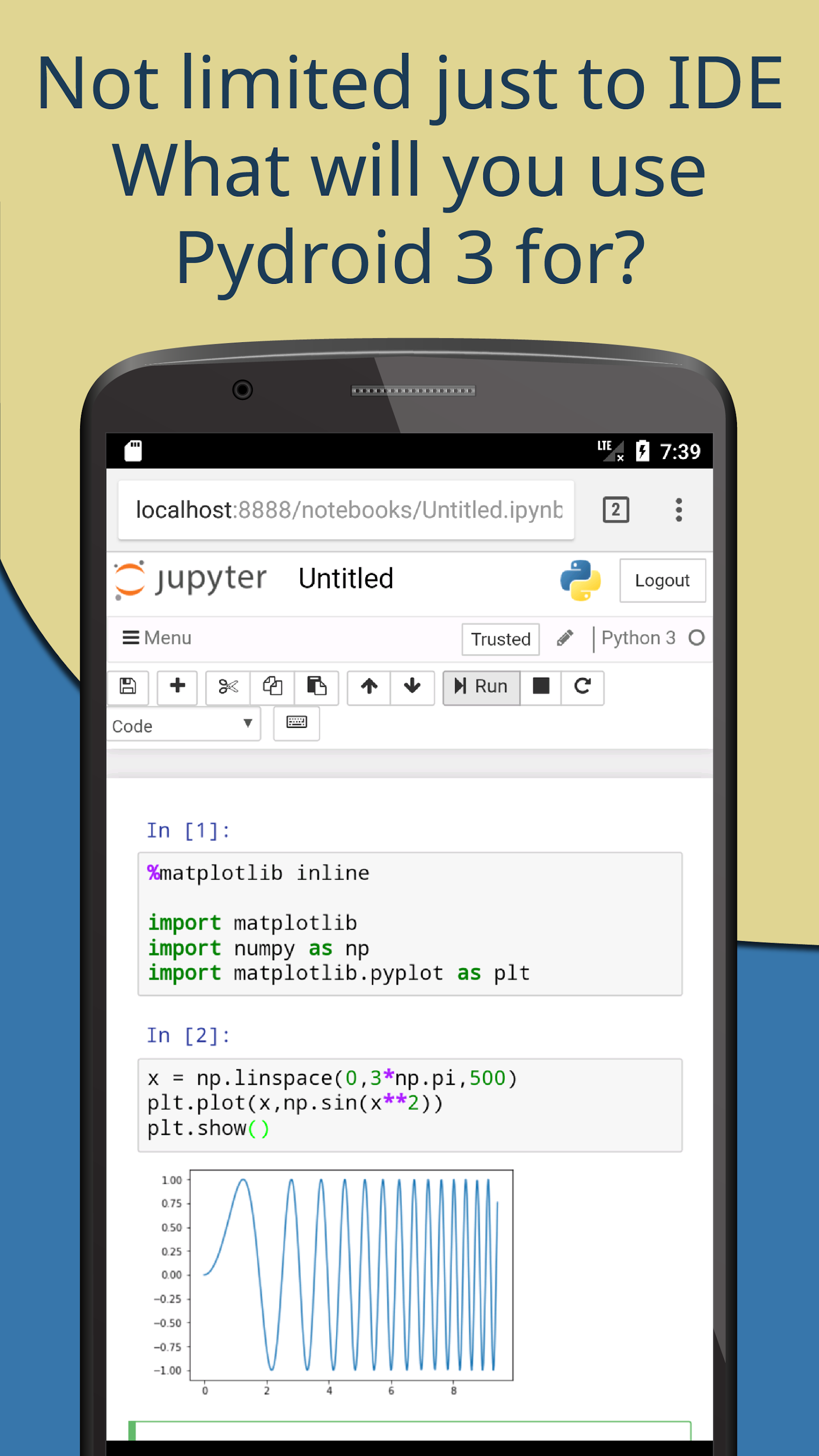 اسکرین شات 8 برنامه Pydroid 3 - IDE for Python 3