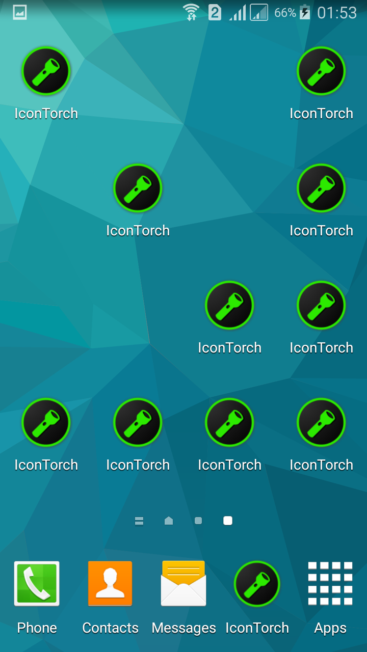 اسکرین شات 1 برنامه Icon Torch - Flashlight
