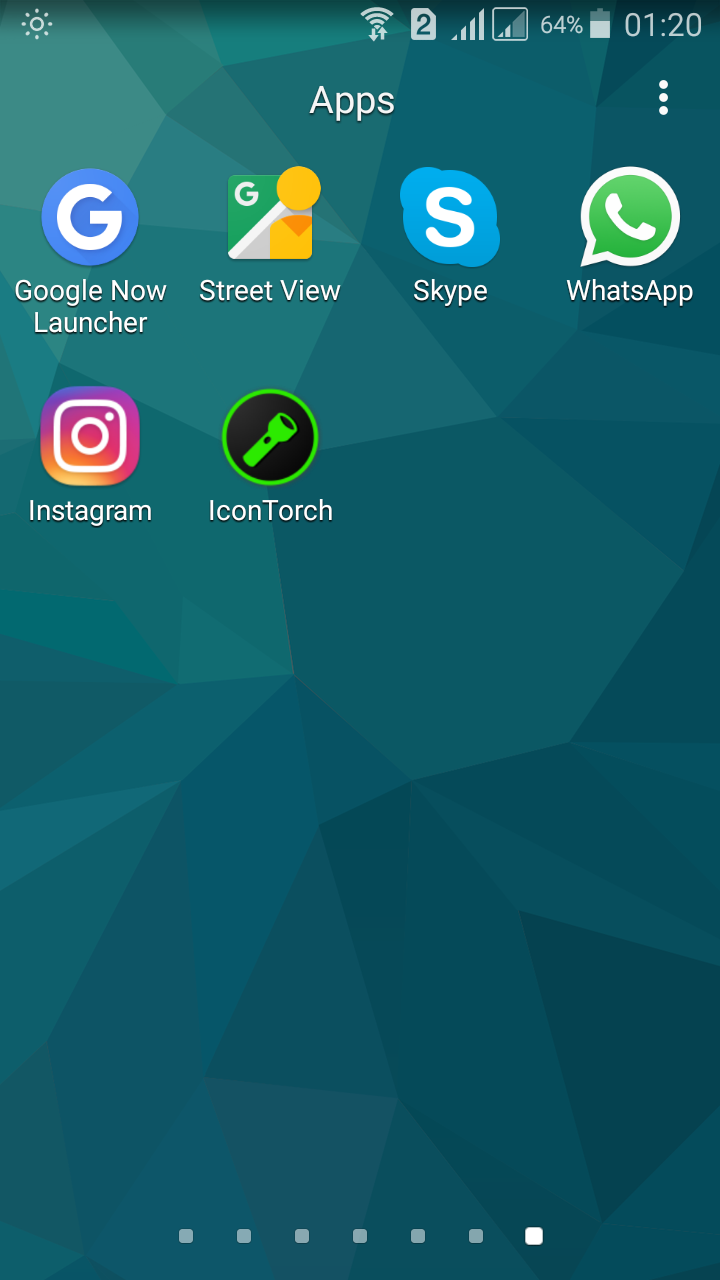 اسکرین شات 4 برنامه Icon Torch - Flashlight