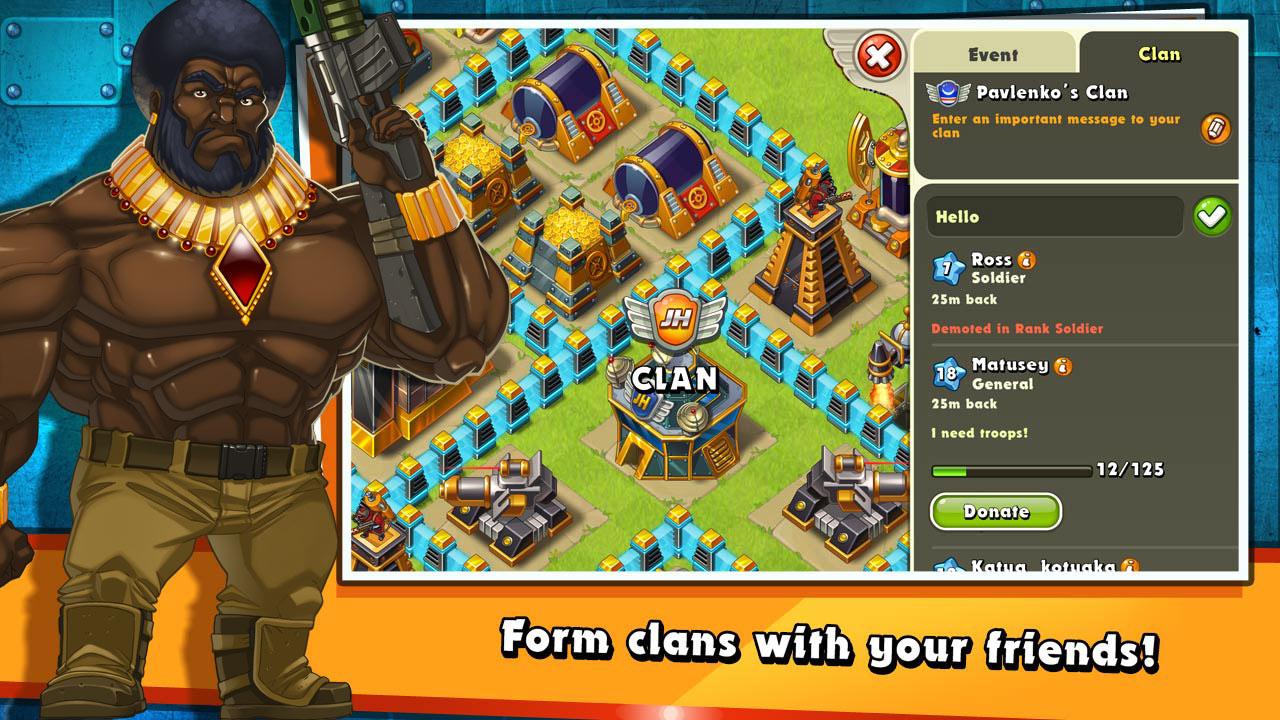 اسکرین شات 2 بازی Jungle Heat: War of Clans