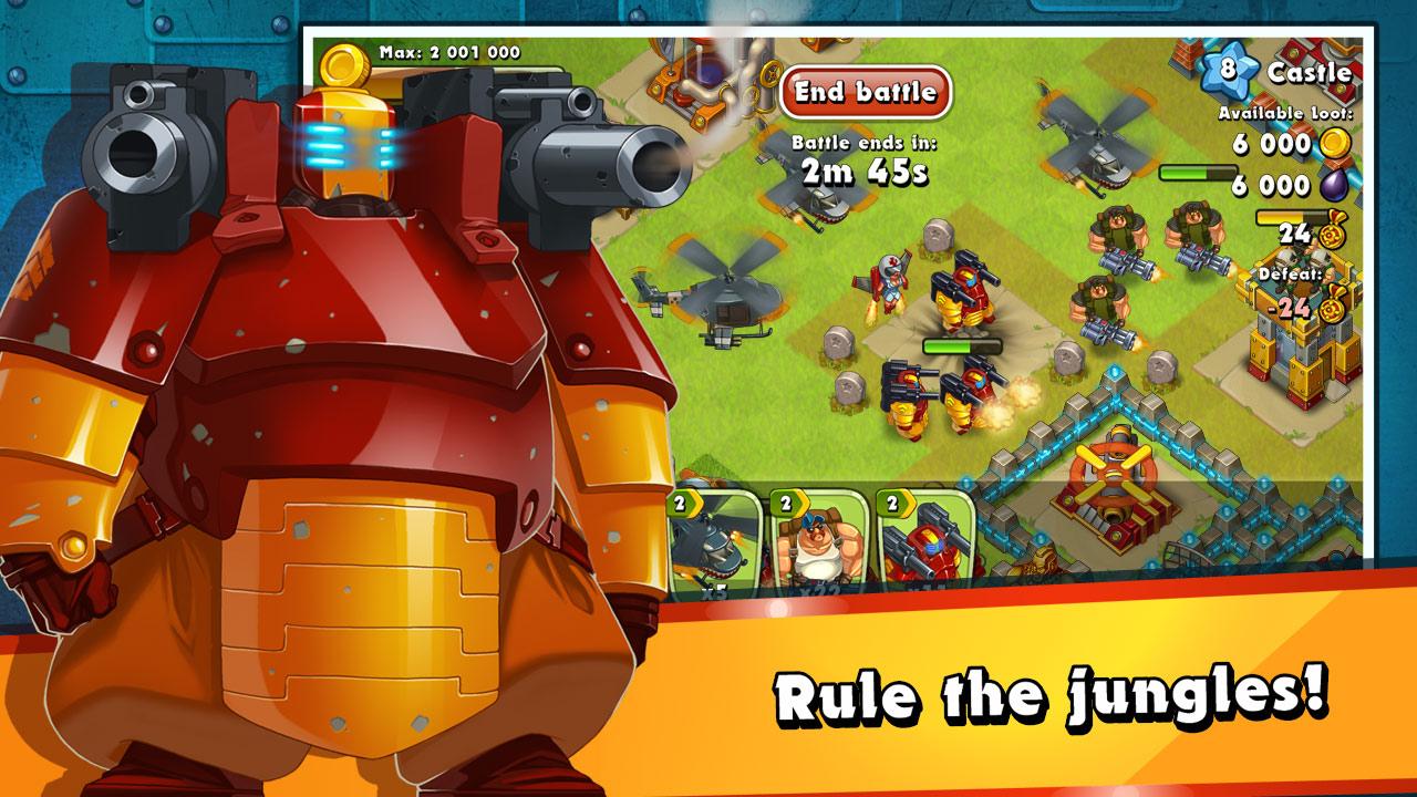 اسکرین شات 5 بازی Jungle Heat: War of Clans