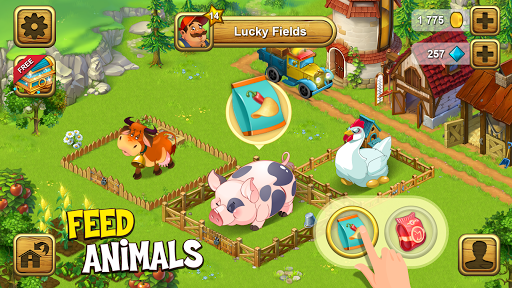 اسکرین شات 6 بازی Farm games offline: Village farming games