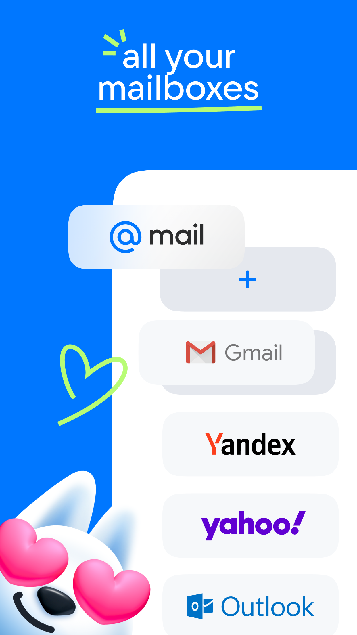 اسکرین شات 1 برنامه Mail: Email, Cloud, Calendar