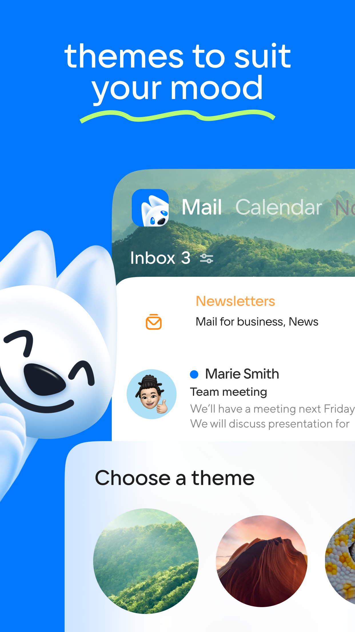 اسکرین شات 6 برنامه Mail: Email, Cloud, Calendar