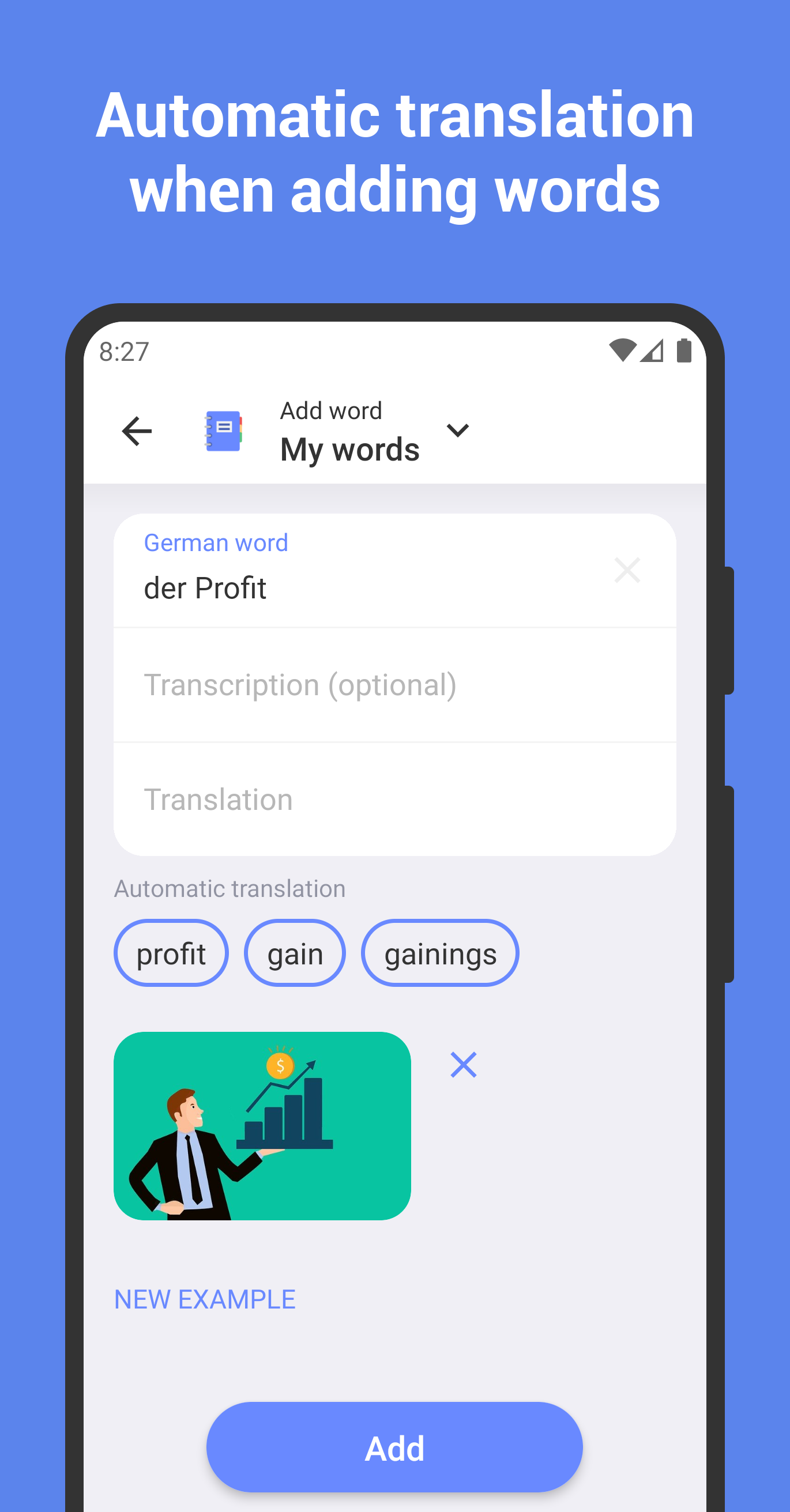 اسکرین شات 4 برنامه Learn German with flashcards!