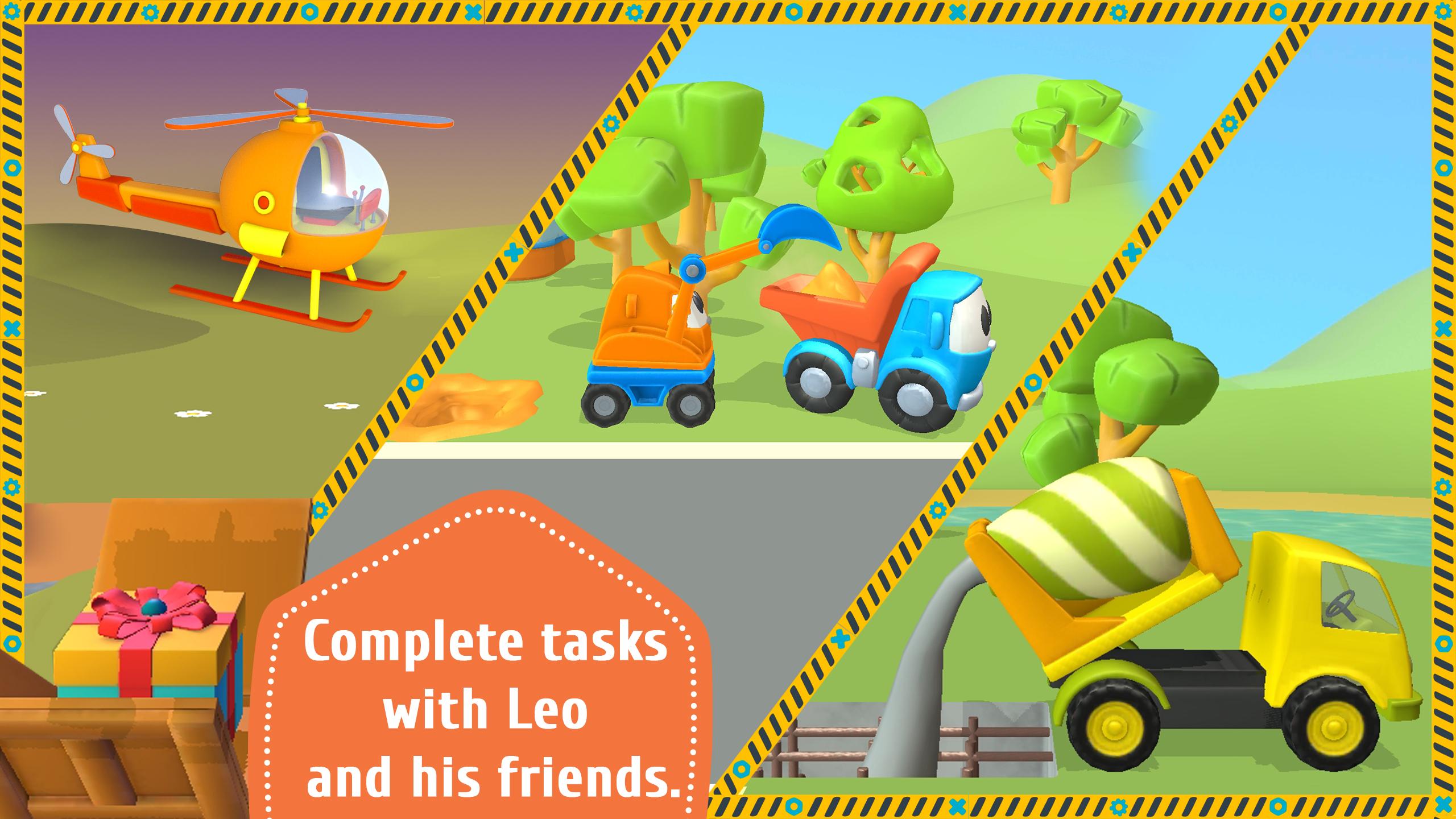 اسکرین شات 3 بازی Leo and Сars: game for kids