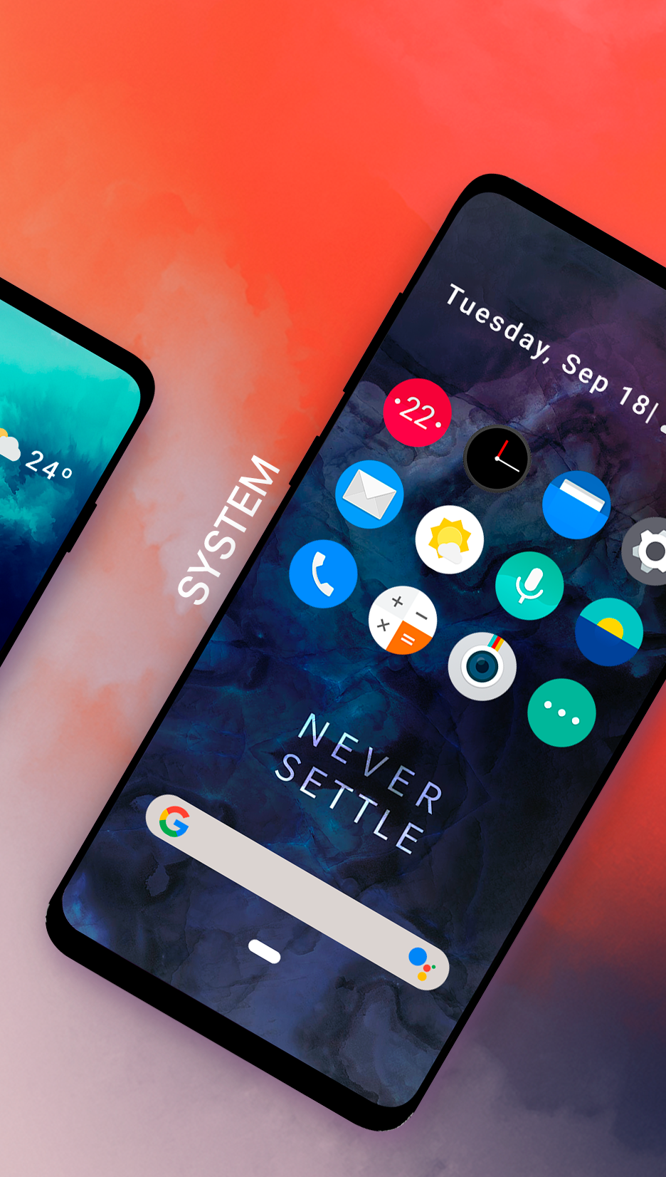 اسکرین شات 2 برنامه Oxygen - Icon Pack