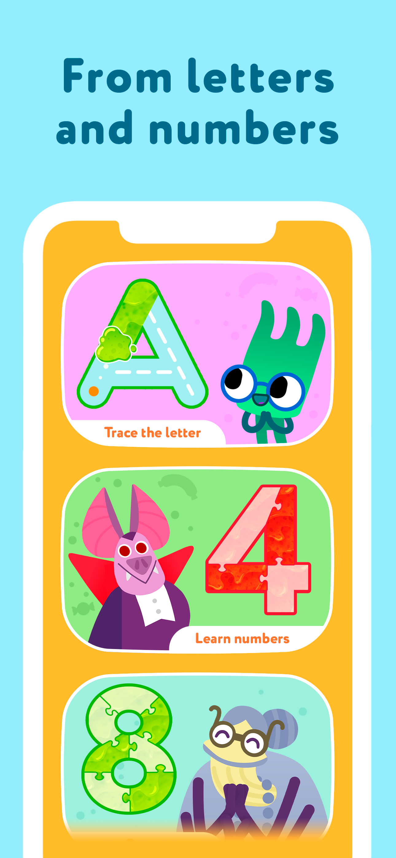 اسکرین شات 2 بازی Learning games for kids 1-7