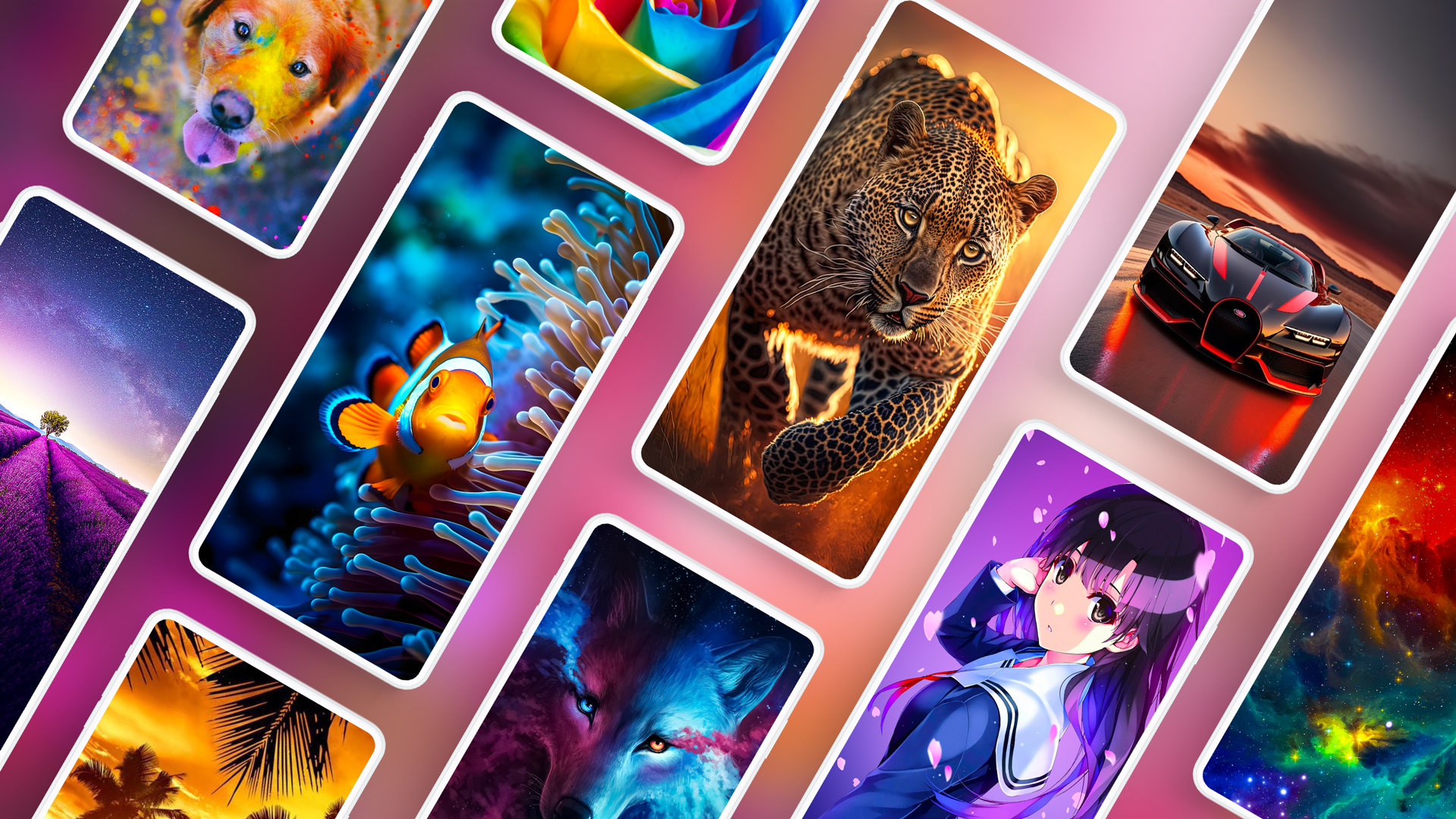 اسکرین شات 1 برنامه 4K Wallpapers – 7Fon
