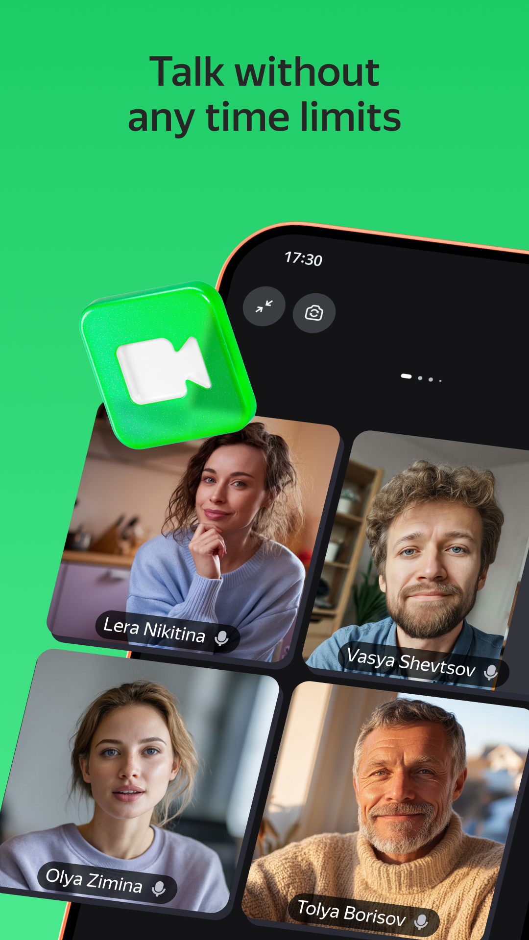 اسکرین شات 3 برنامه Yandex Telemost: Calls & Chats