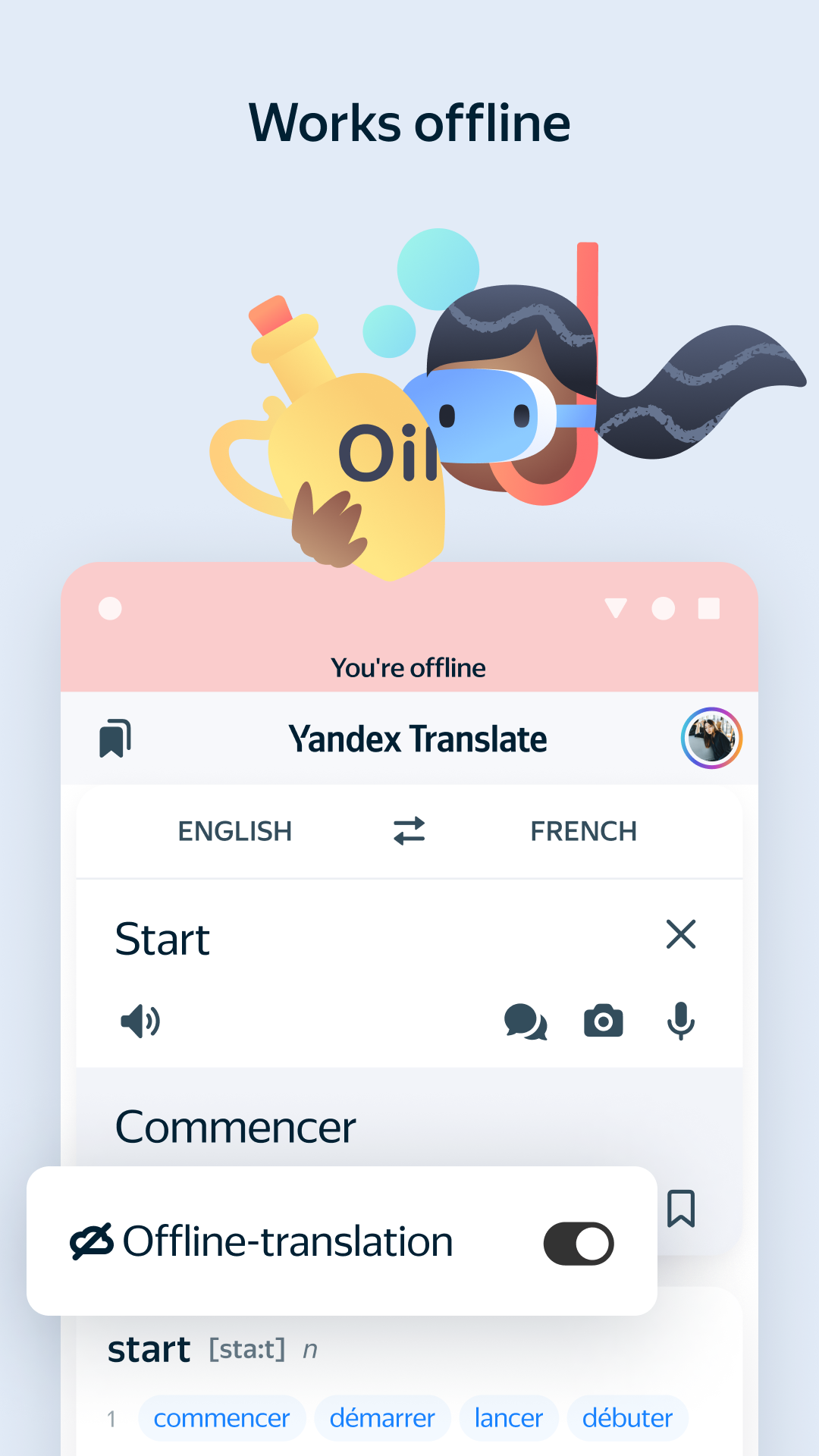 اسکرین شات 4 برنامه Yandex Translate