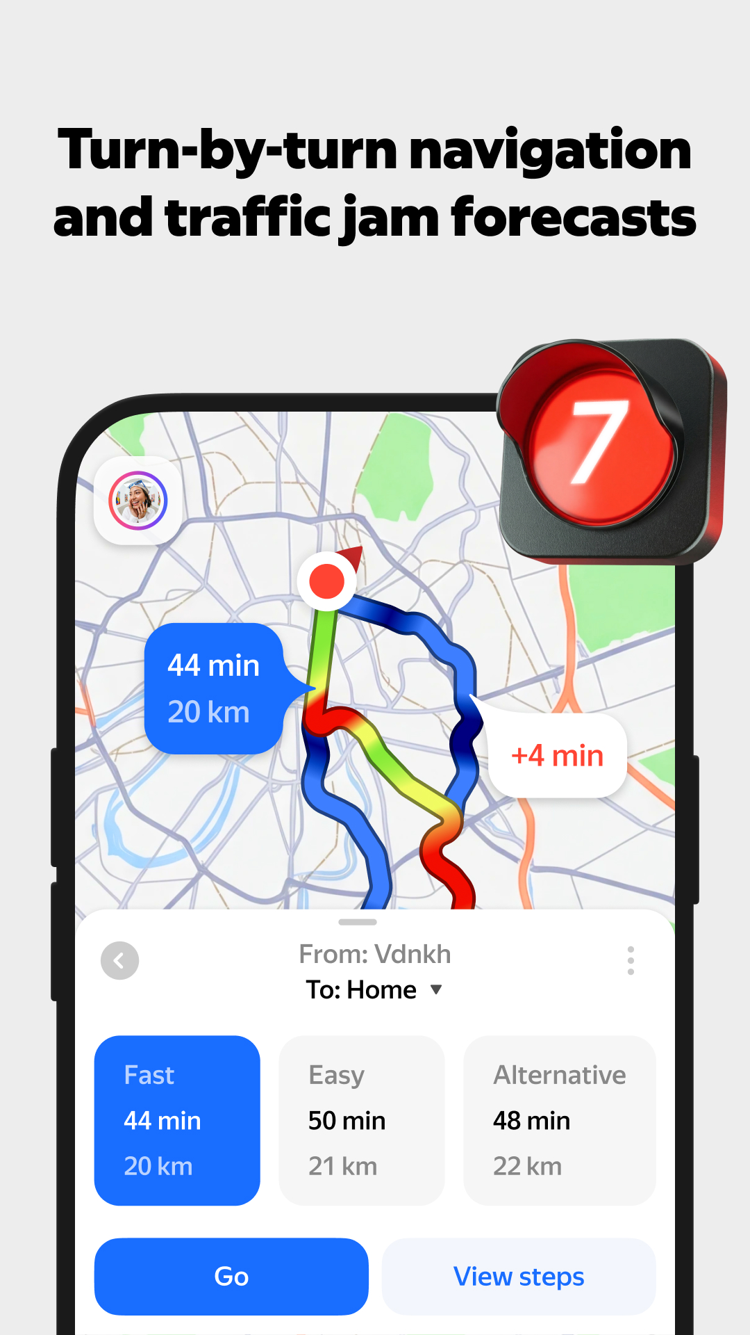 اسکرین شات 4 برنامه Yandex Maps and Navigator