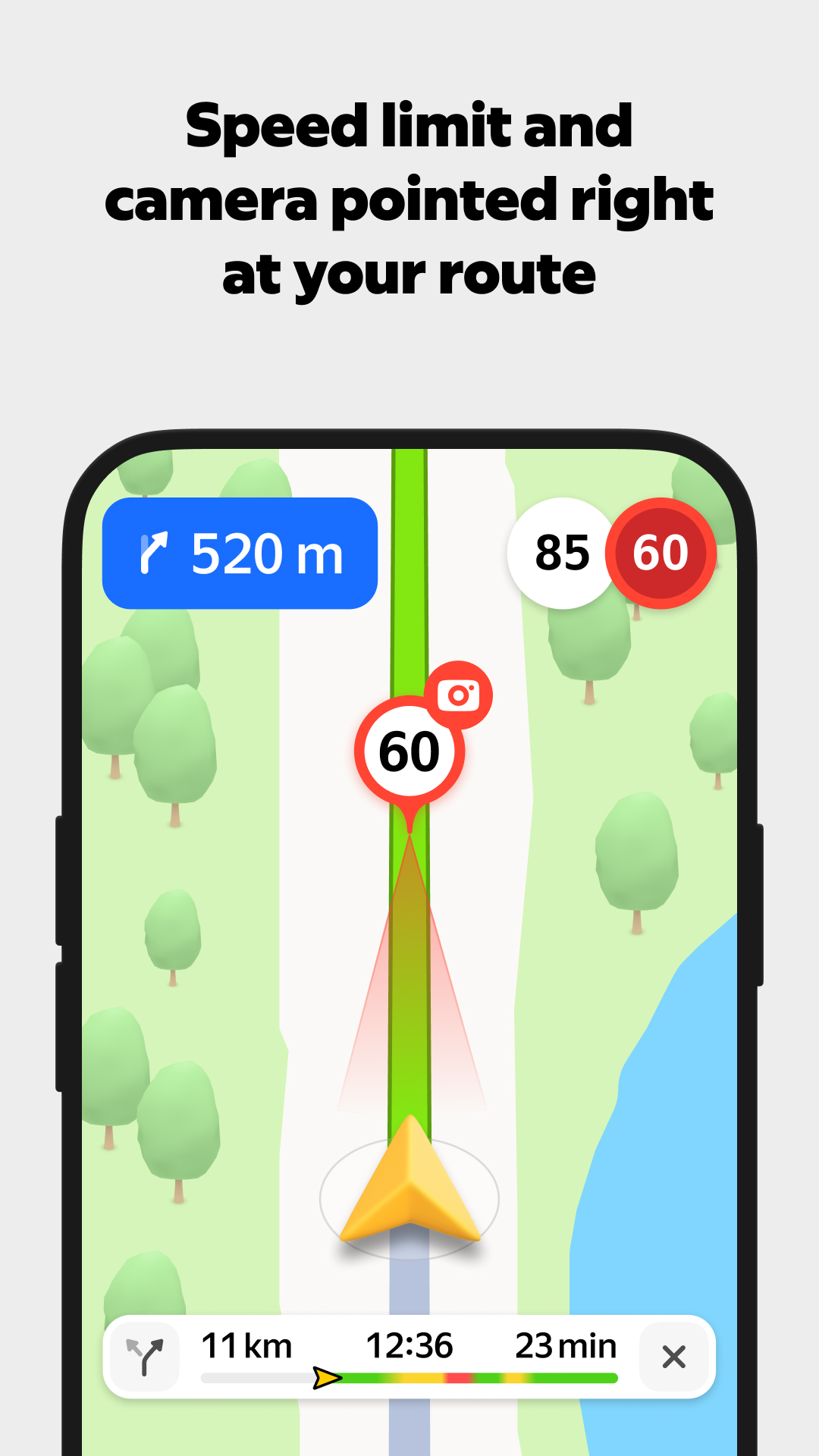 اسکرین شات 1 برنامه Yandex Maps and Navigator