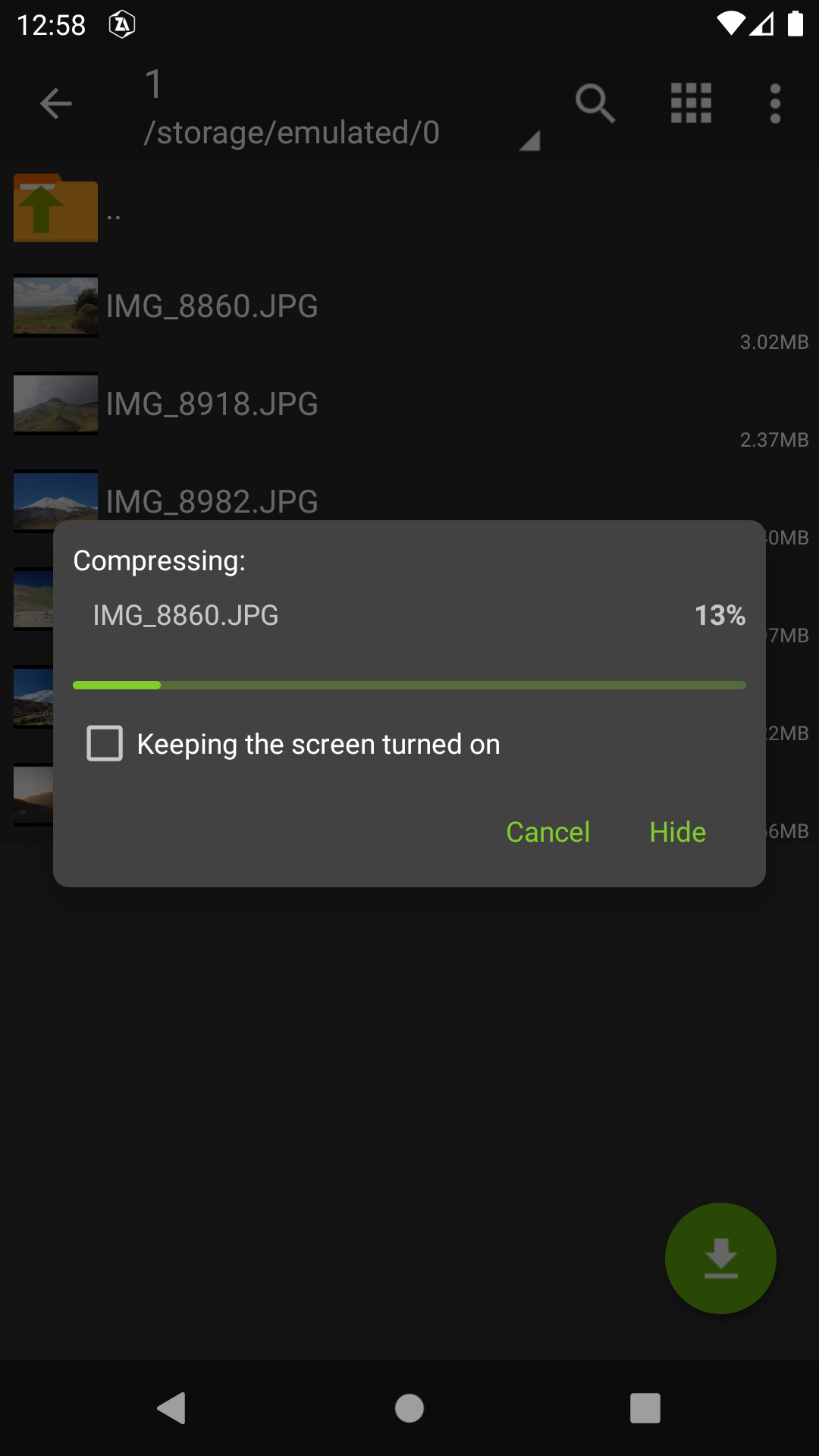 اسکرین شات 5 برنامه ZArchiver