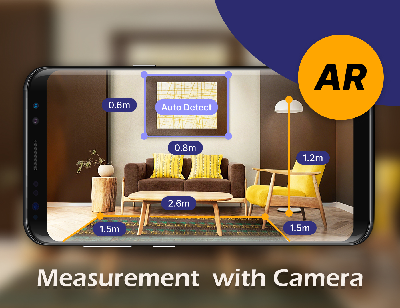 اسکرین شات 5 برنامه Ruler, BubbleLevel, AngleMeter