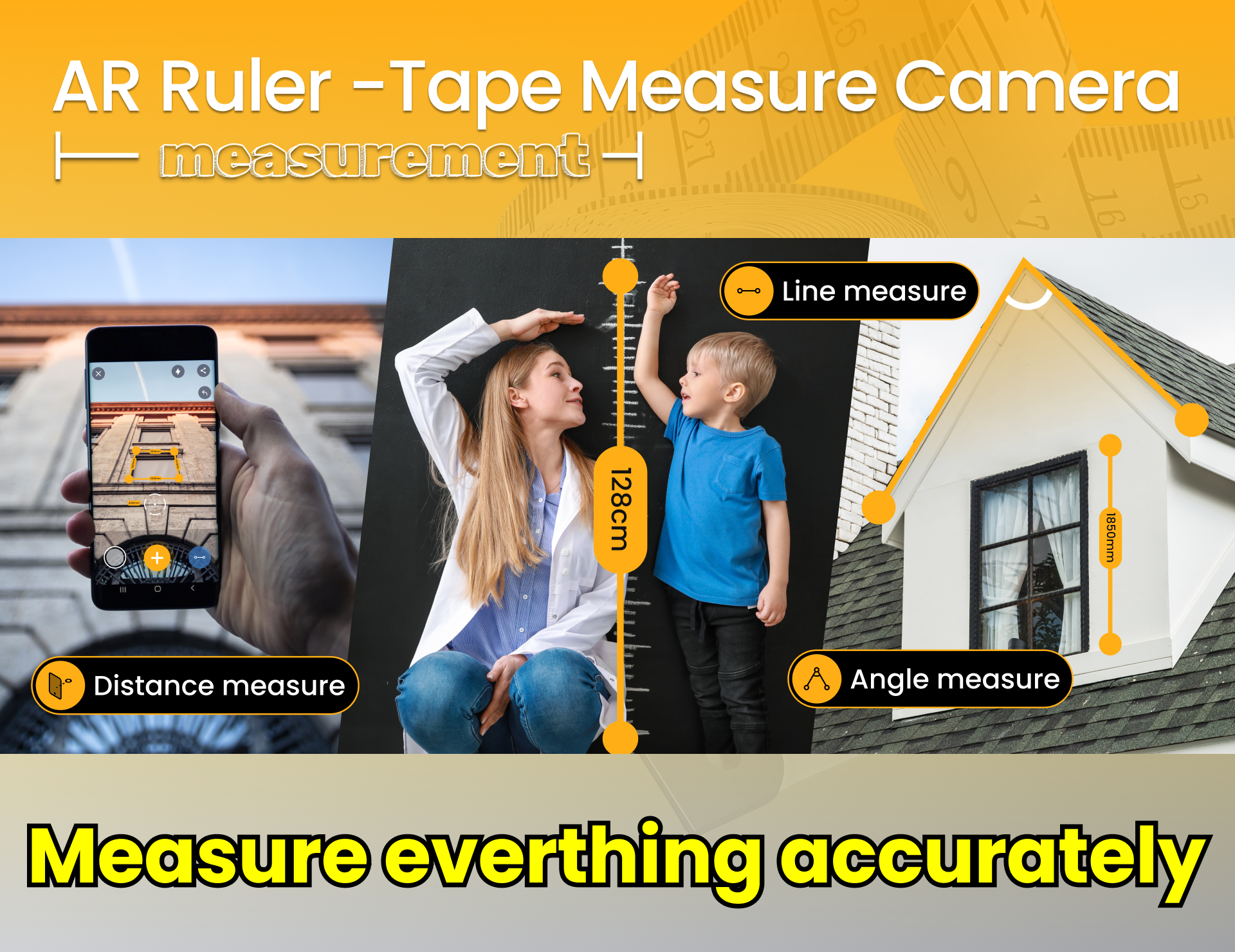 اسکرین شات 4 برنامه All-in-One Measuring Tool