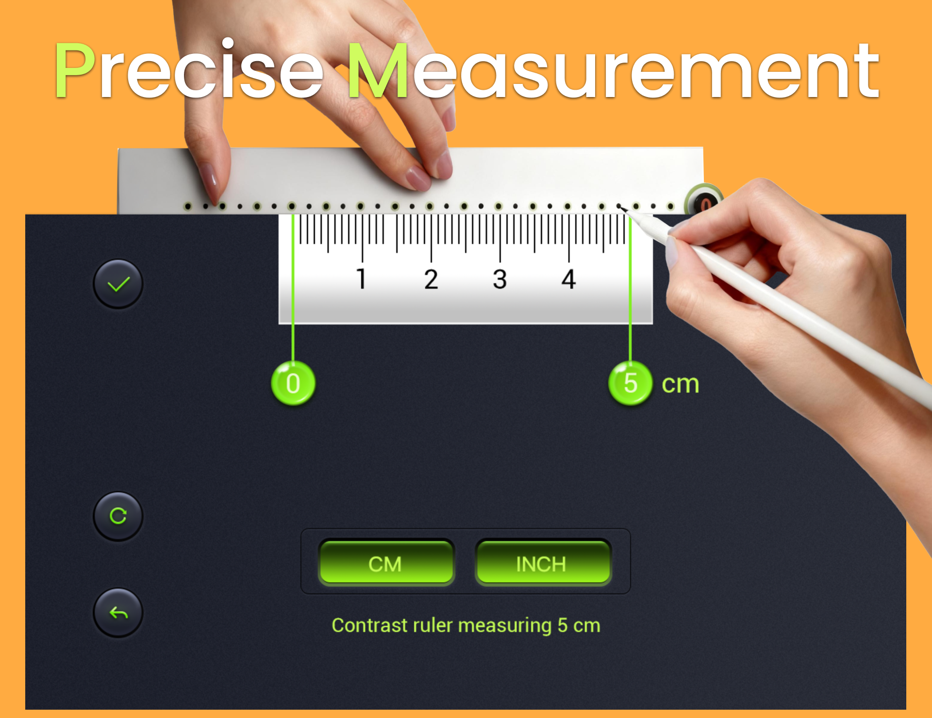 اسکرین شات 2 برنامه All-in-One Measuring Tool