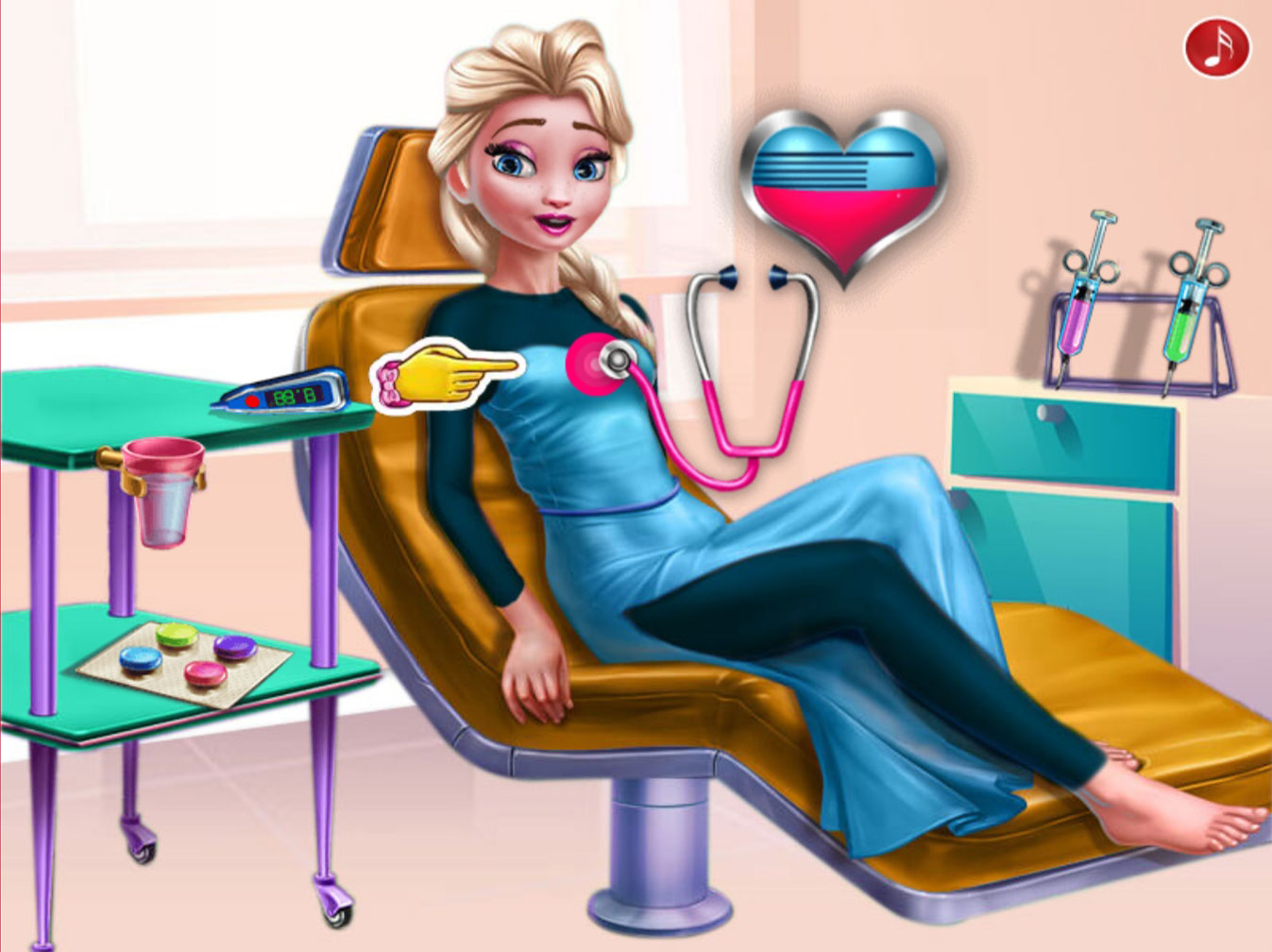 اسکرین شات 2 بازی بازی دخترانه دکتر بازی السا