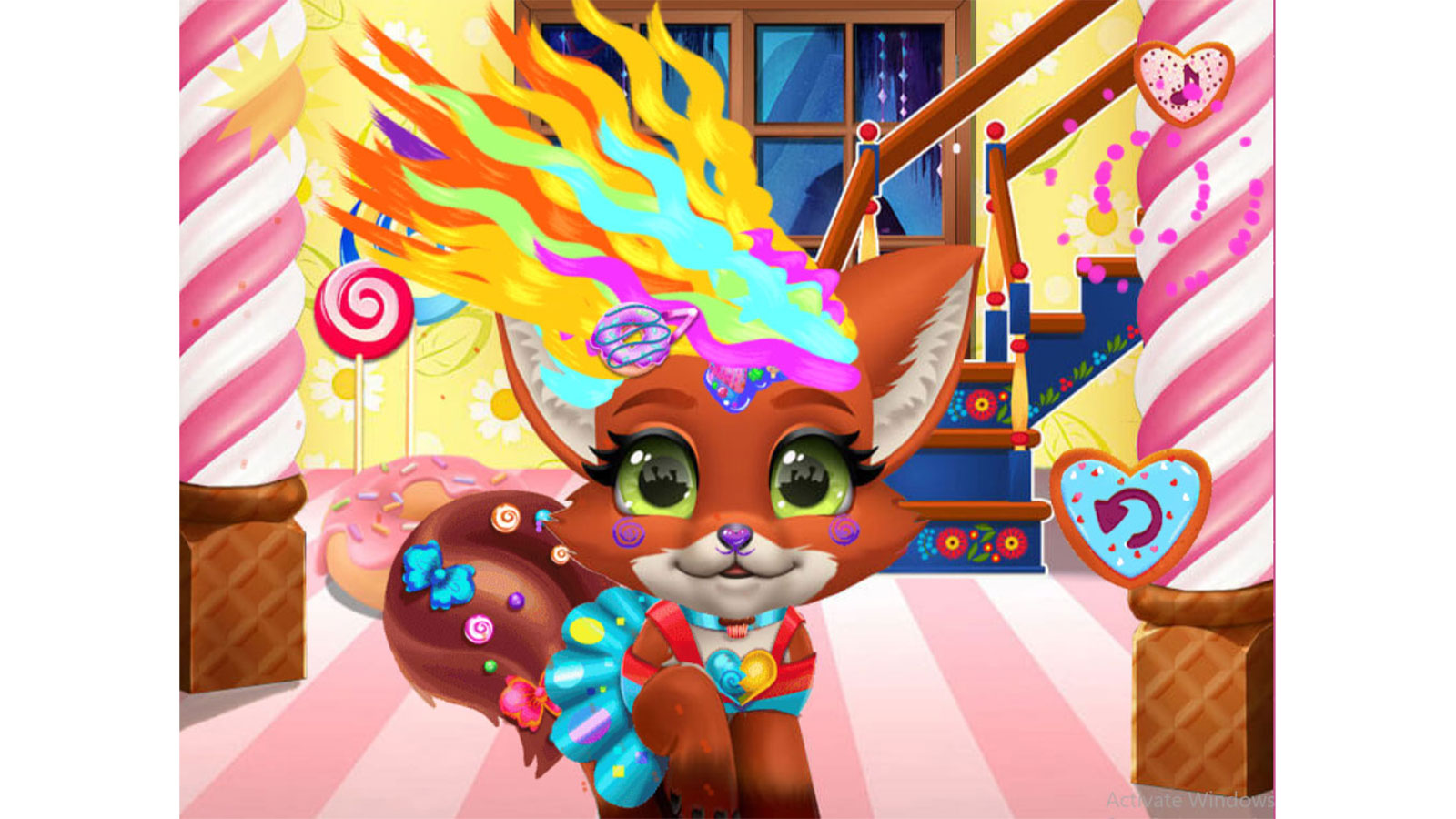 اسکرین شات 5 بازی آرایشگاه روباه کوچولو