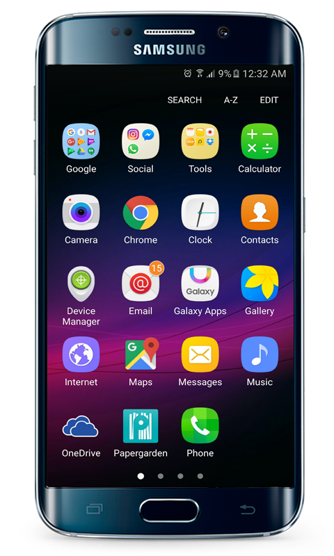 اسکرین شات 3 برنامه Theme for Galaxy S20 Launcher
