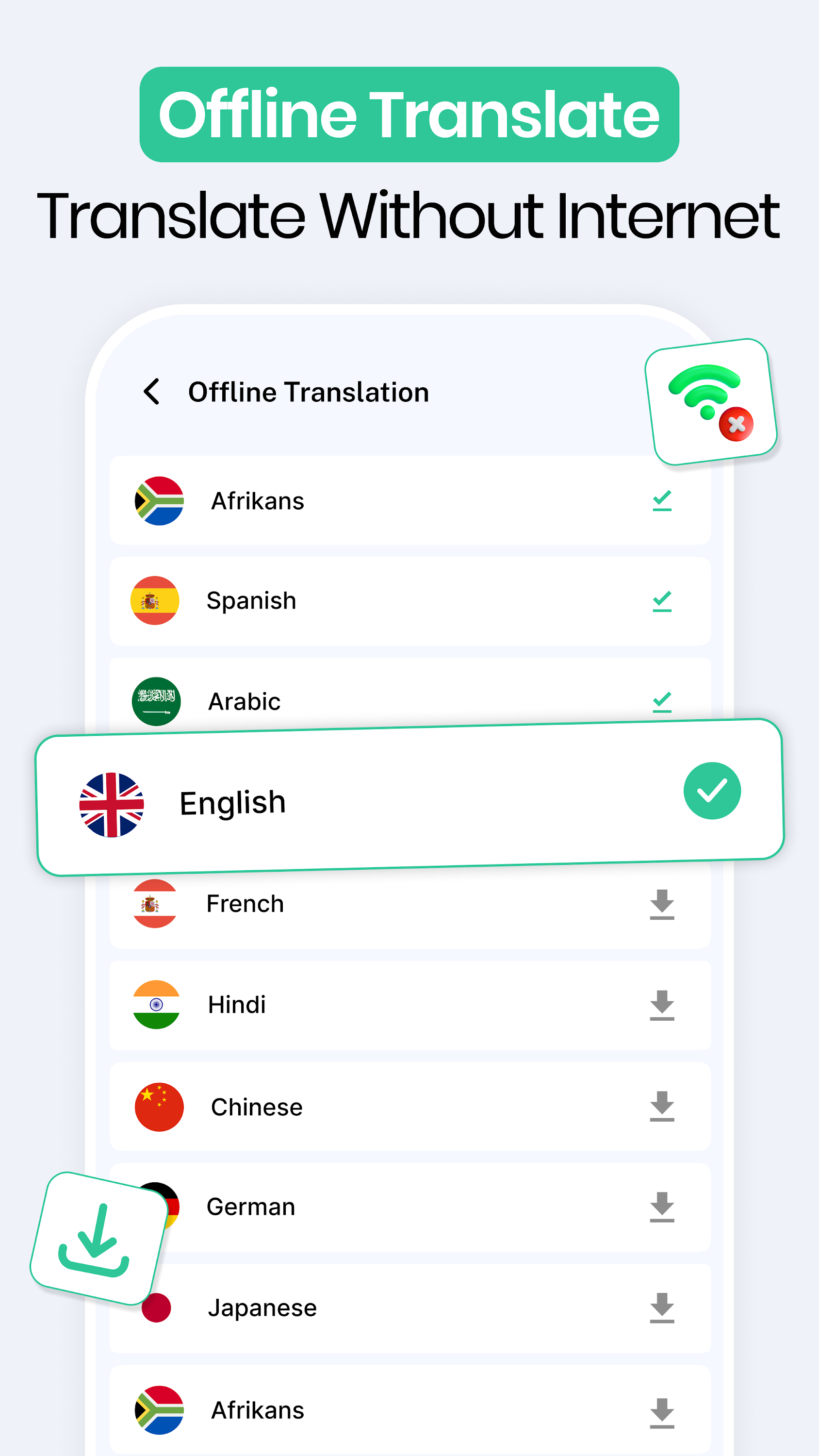 اسکرین شات 6 برنامه Translate on Screen Translator