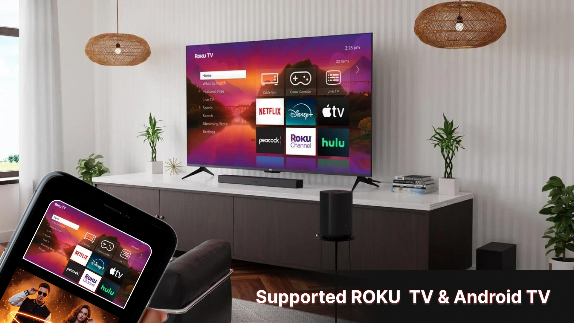 اسکرین شات 7 برنامه Cast To TV-Chromecast Roku Tv