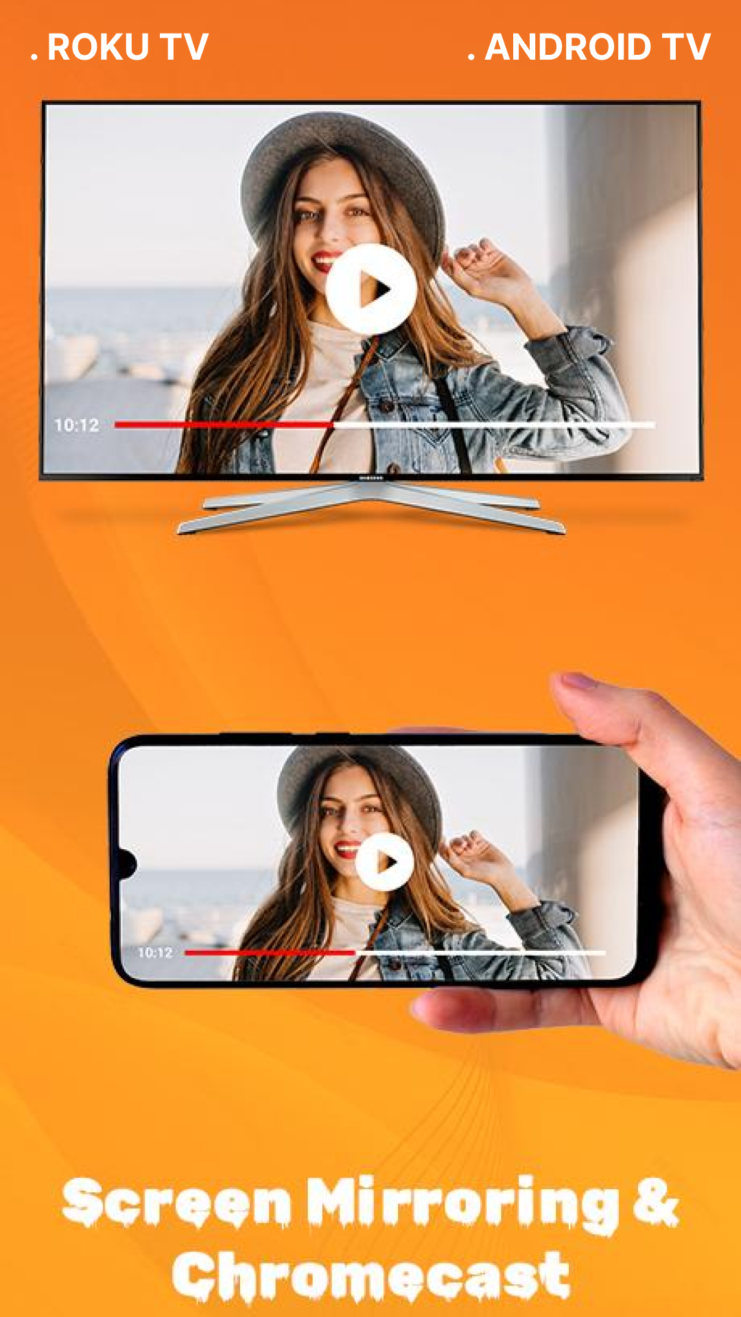 اسکرین شات 3 برنامه Cast To TV-Chromecast Roku Tv