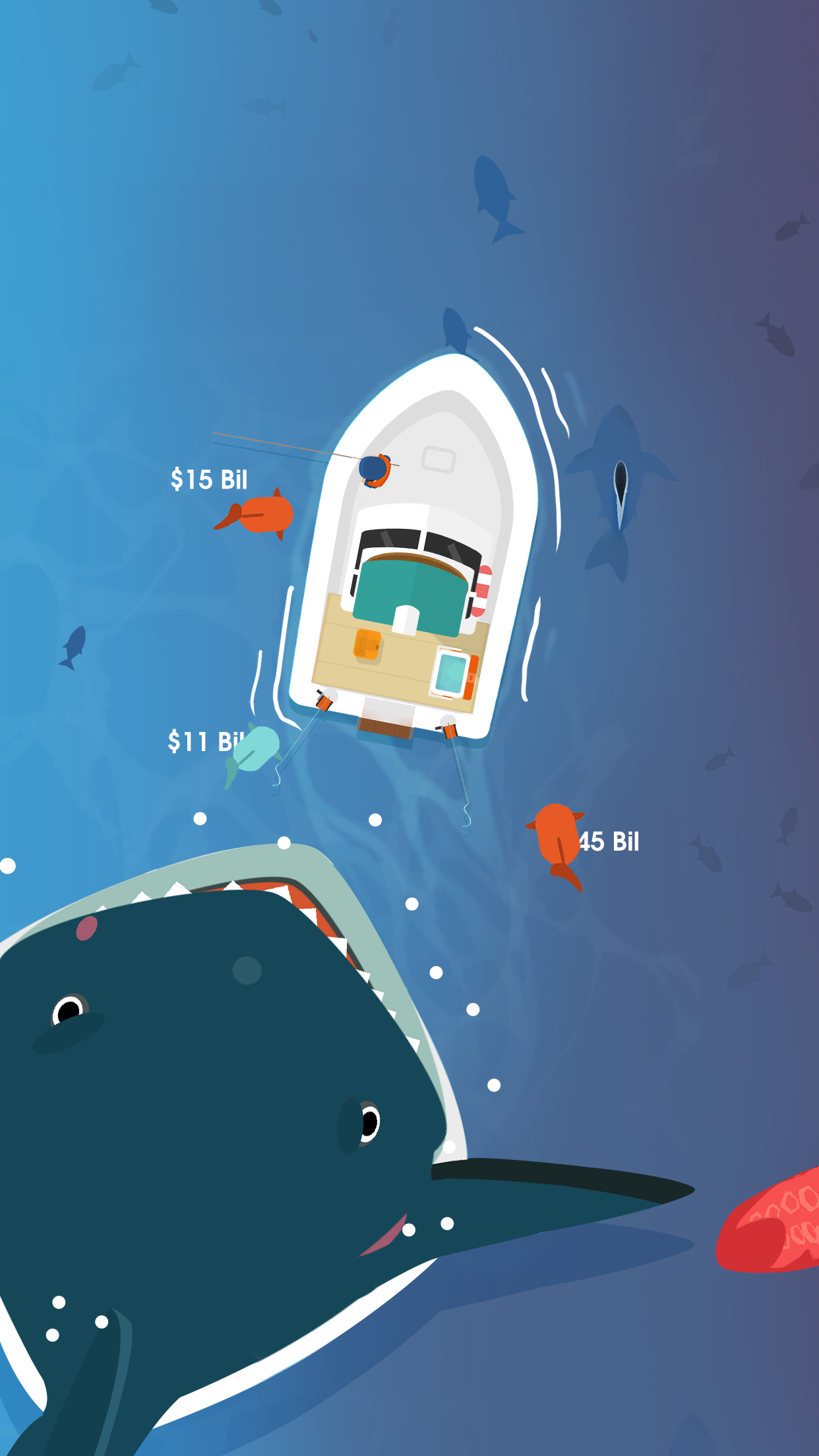 اسکرین شات 3 بازی Hooked Inc: Fishing Games