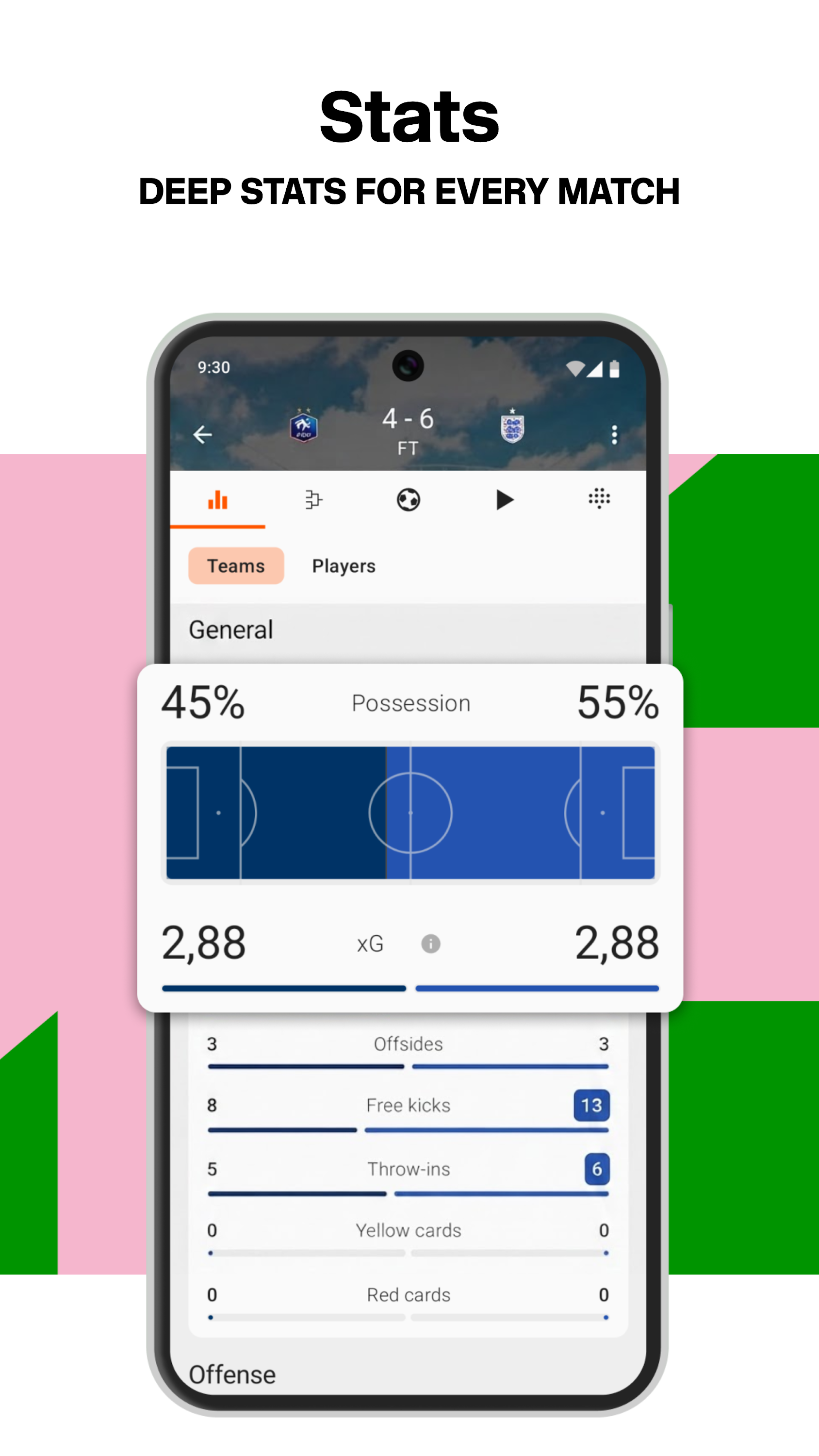 اسکرین شات 5 برنامه Forza Football - Soccer Scores