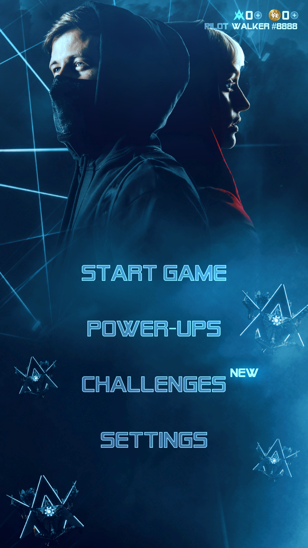 اسکرین شات 1 بازی Alan Walker-The Aviation Game