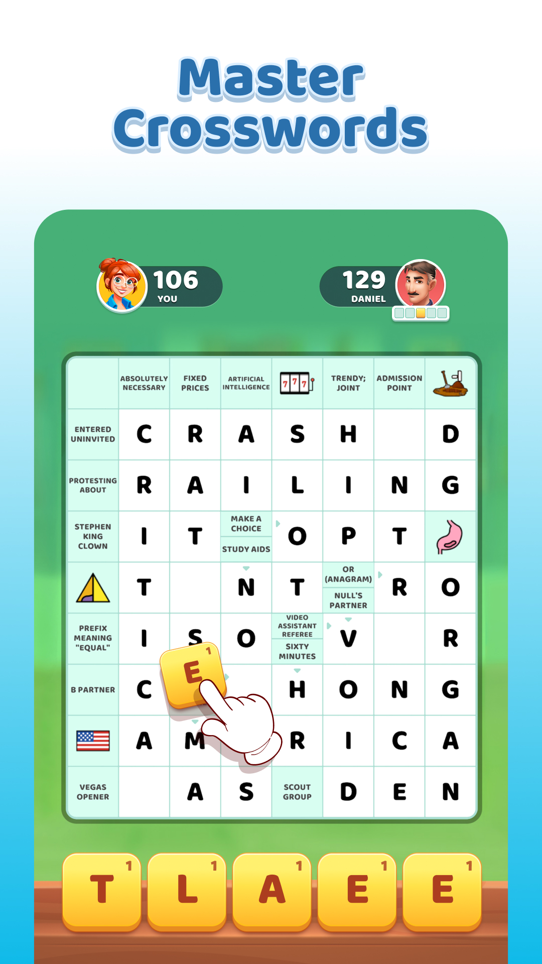 اسکرین شات 1 بازی Crozzle - Crossword Puzzles
