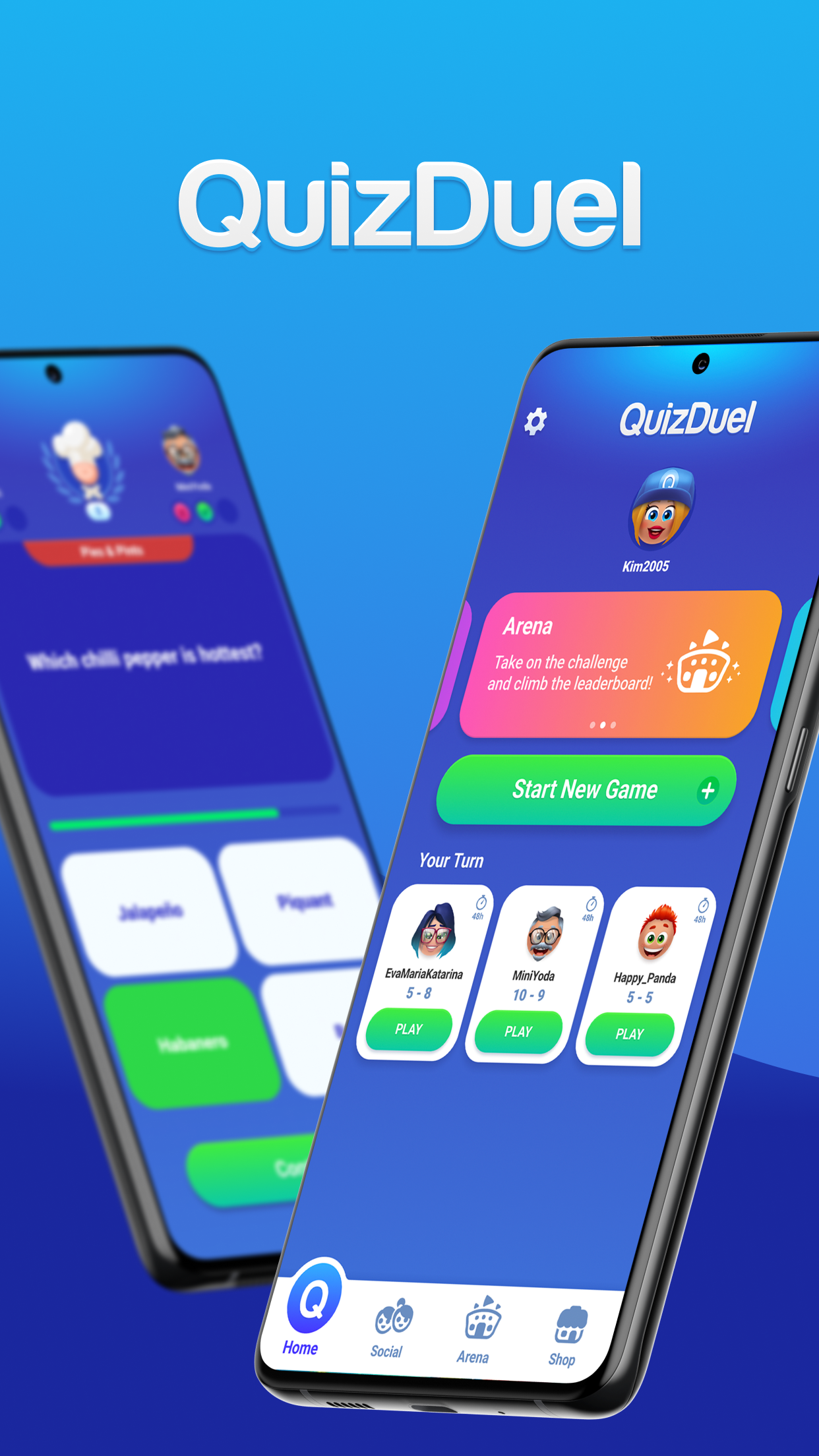 اسکرین شات 1 بازی QuizDuel! Quiz & Trivia Game