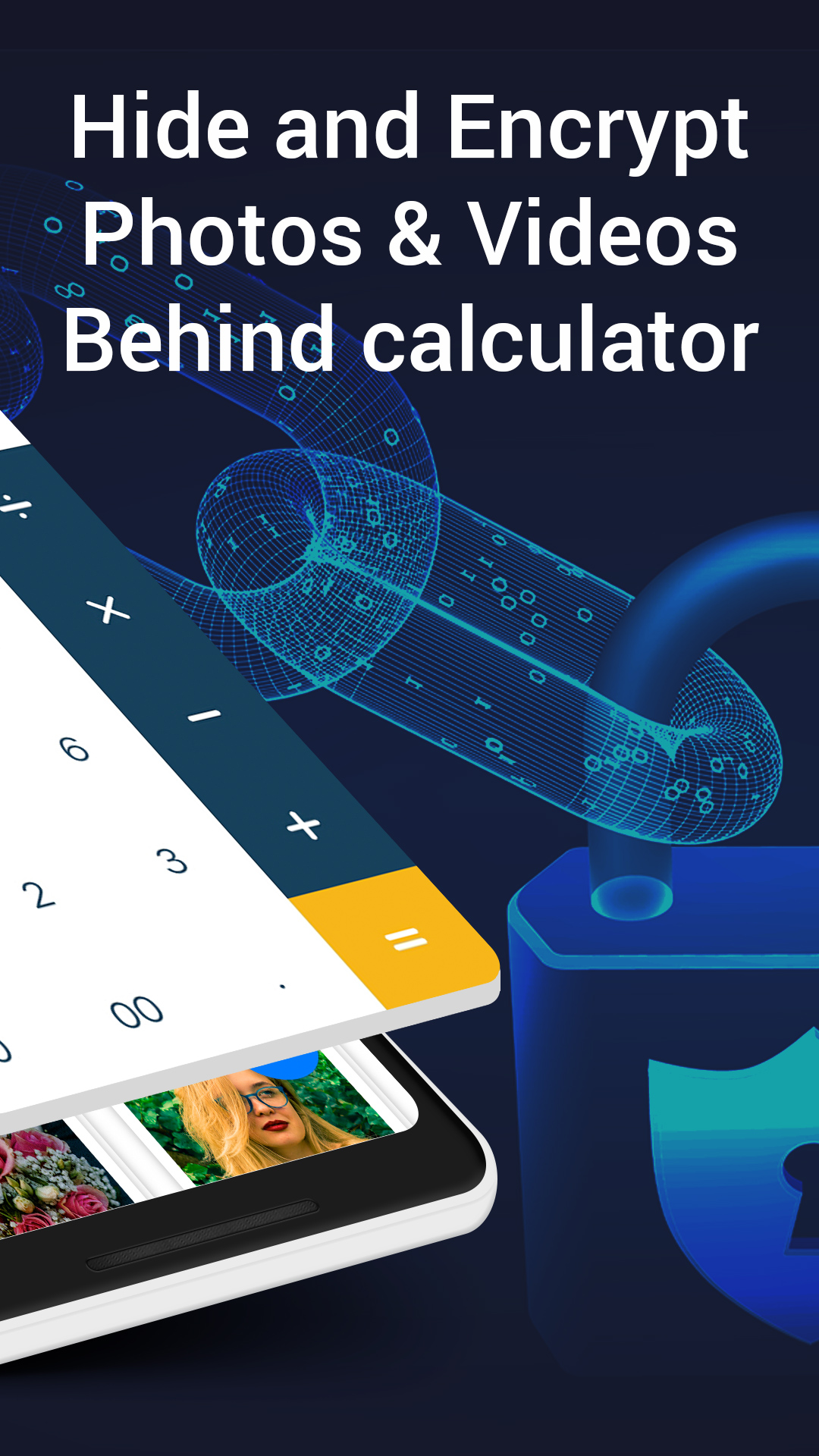 اسکرین شات 2 برنامه Calculator :Photo, Video Vault