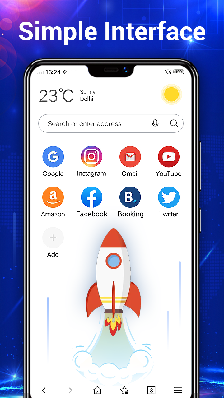اسکرین شات 2 برنامه Web Browser - Secure Explorer