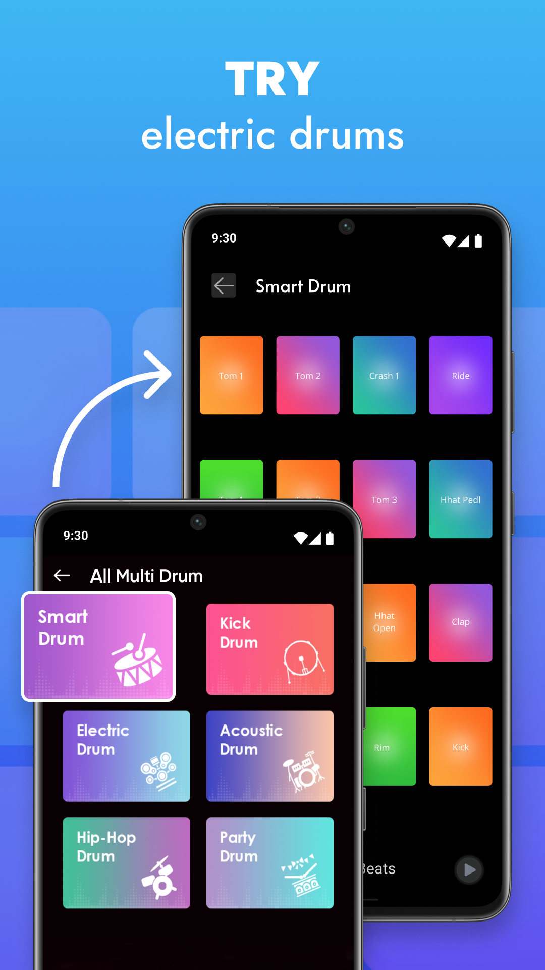 اسکرین شات 4 برنامه Electro Music Drum Pads 2024