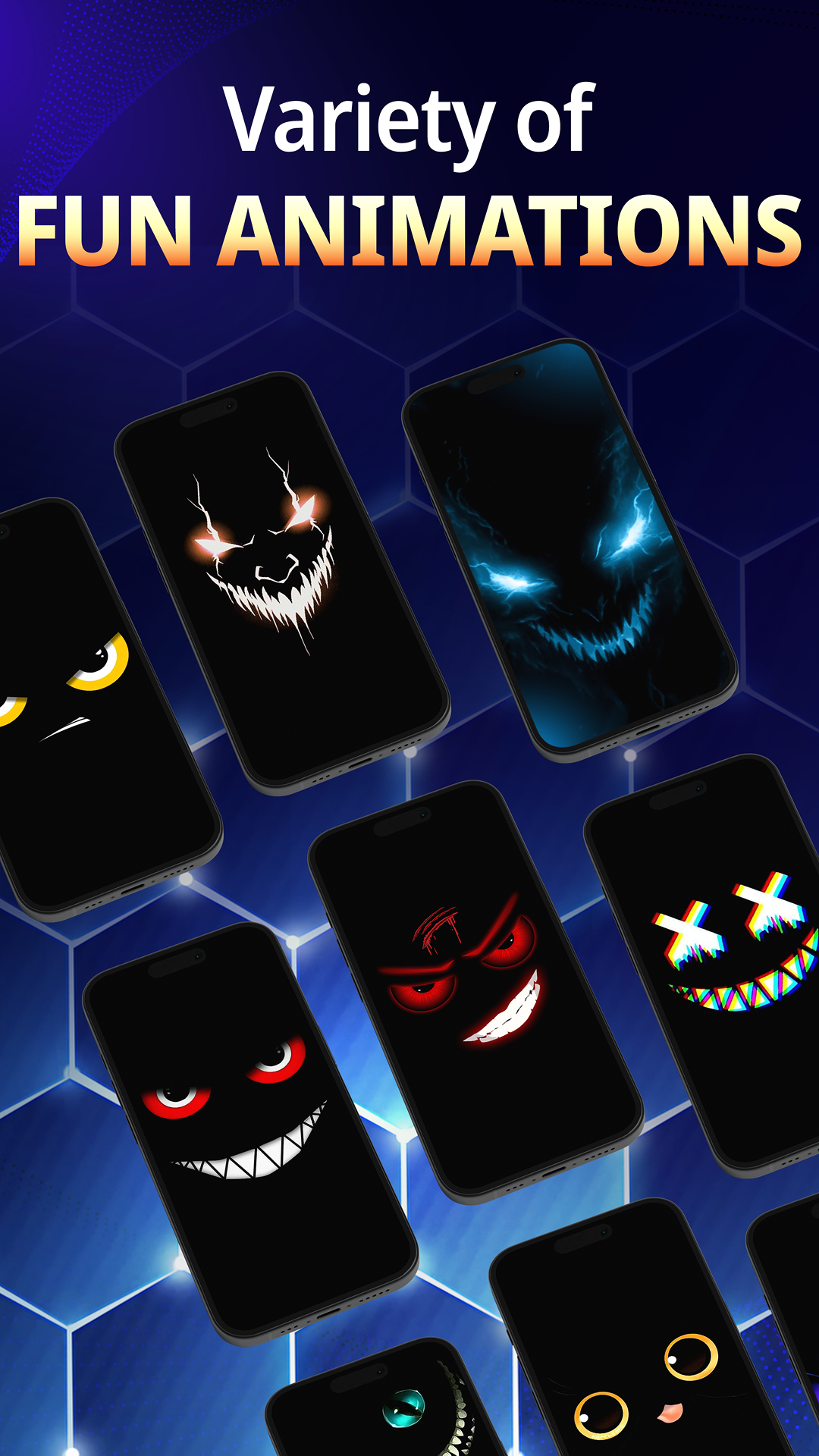 اسکرین شات 4 برنامه Silly Smile Live Wallpaper 4K
