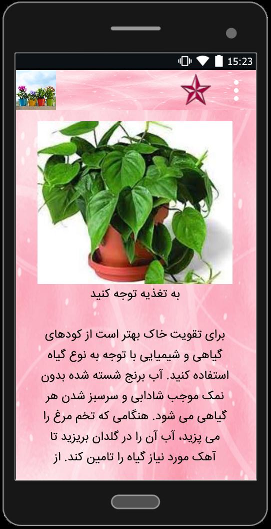 اسکرین شات 2 برنامه تقویت گلهای آپارتمانی