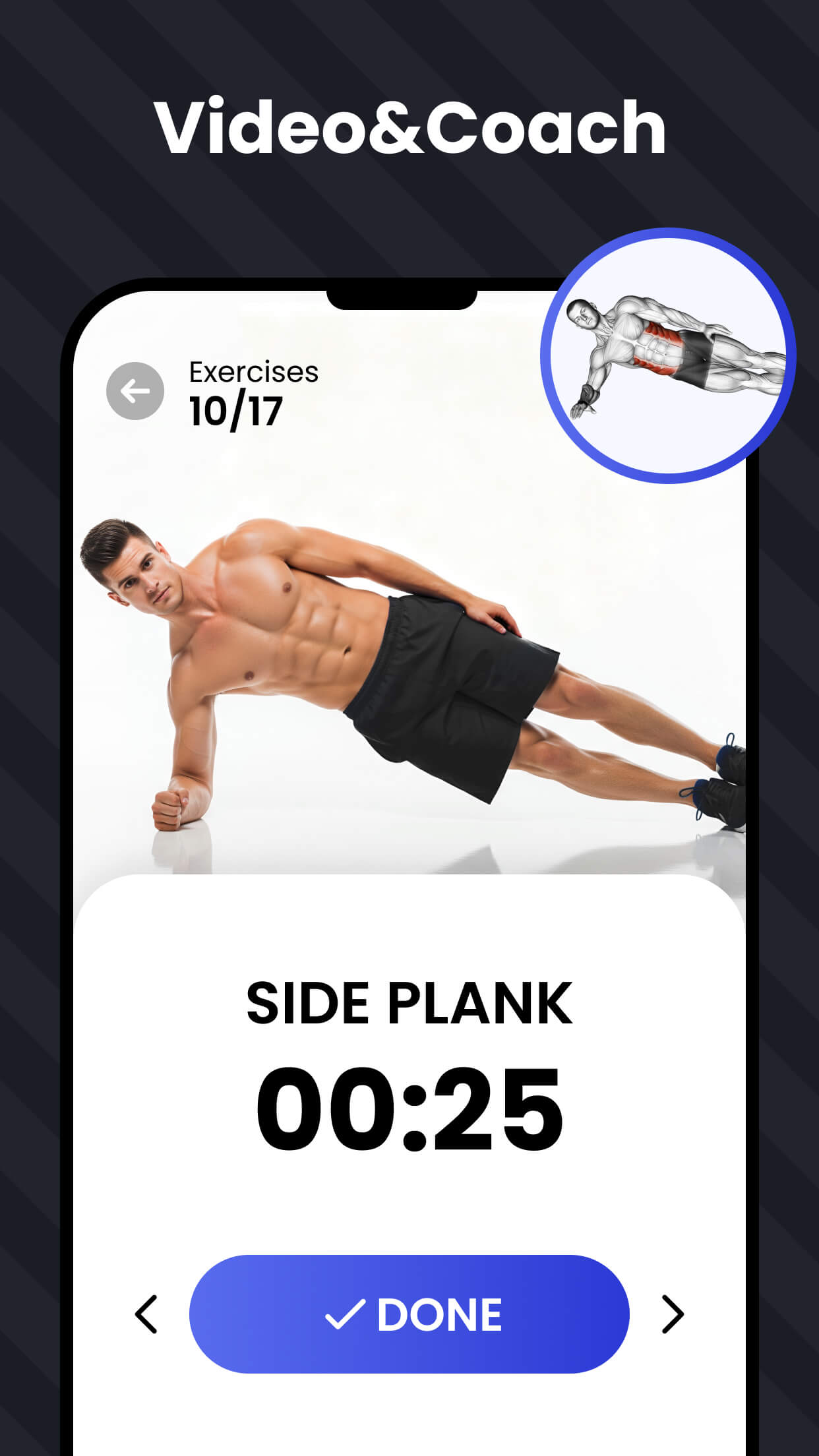 اسکرین شات 7 برنامه Six Pack in 30 Days