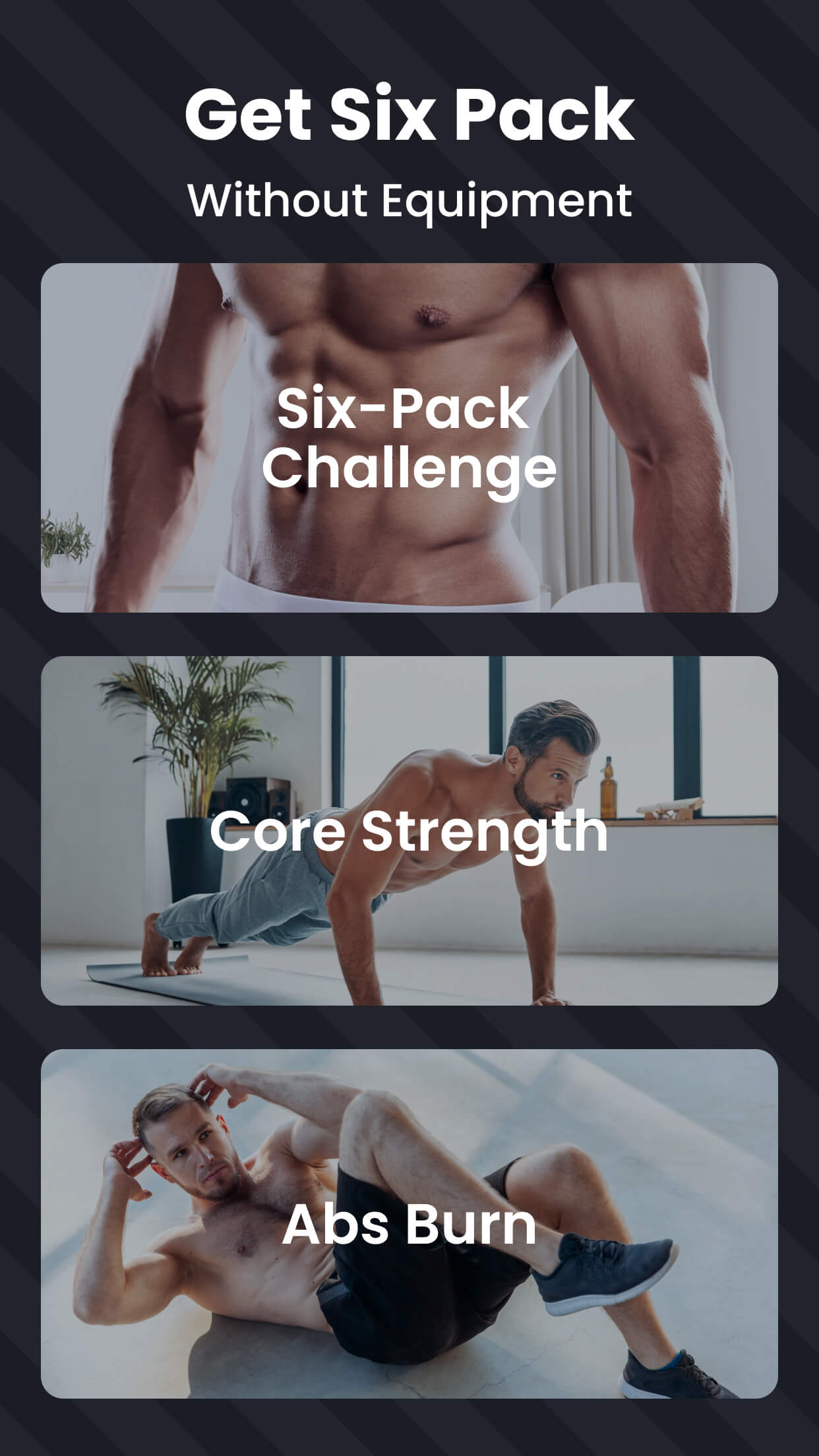 اسکرین شات 1 برنامه Six Pack in 30 Days