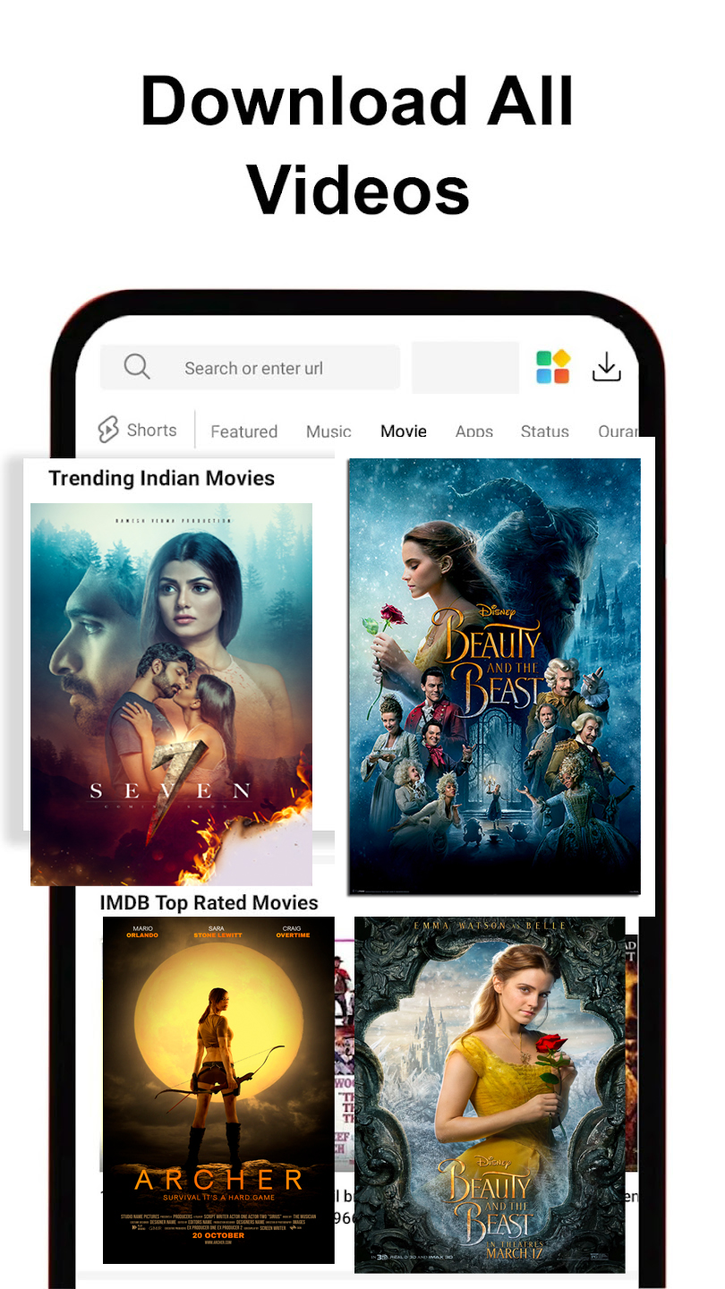 اسکرین شات 2 برنامه All Video Downloader App