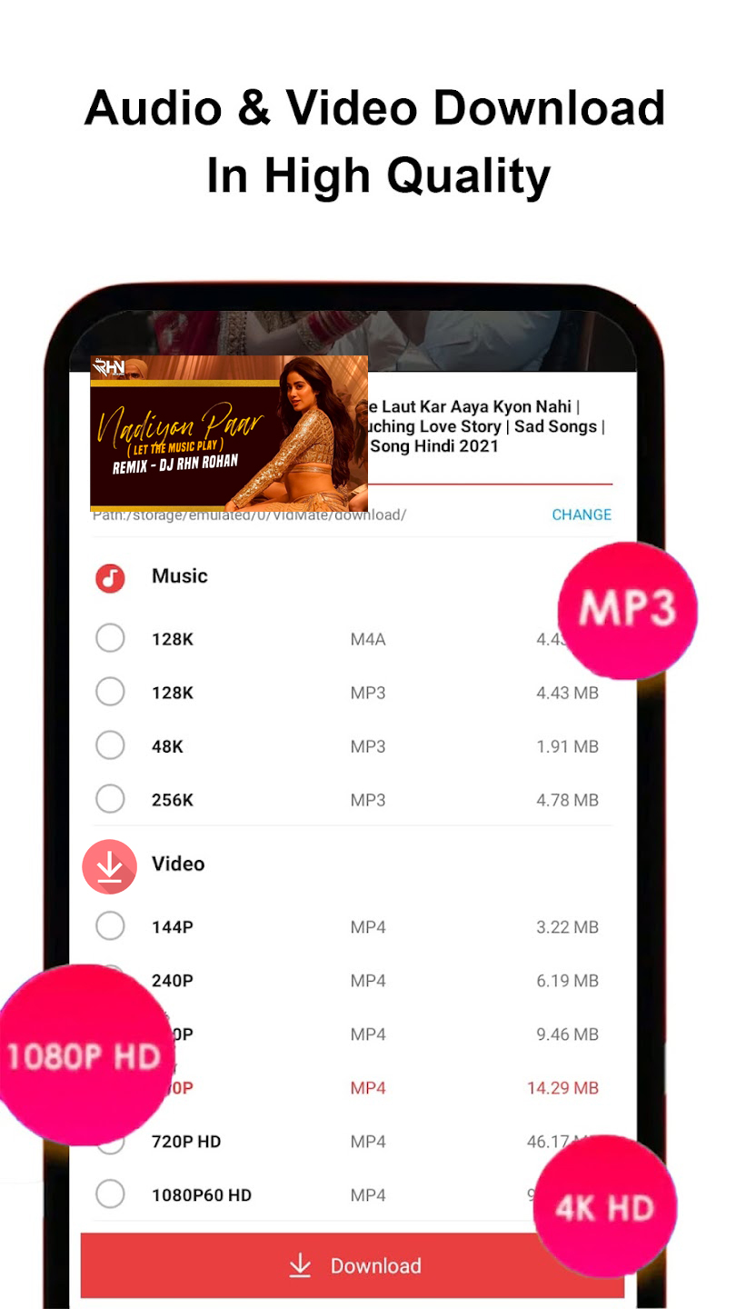 اسکرین شات 4 برنامه All Video Downloader App