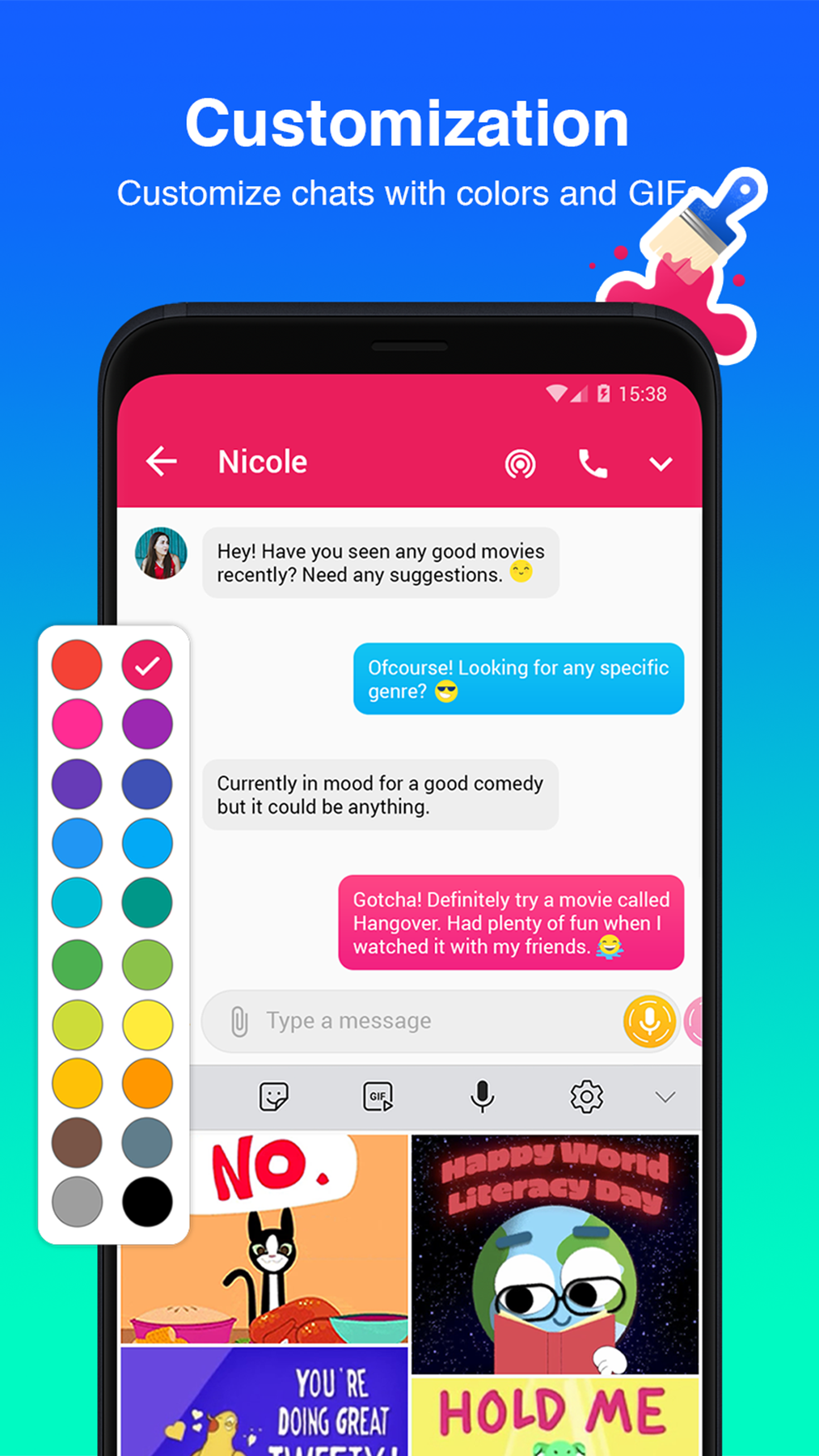 اسکرین شات 8 برنامه Zing: Sound Stickers & SMS