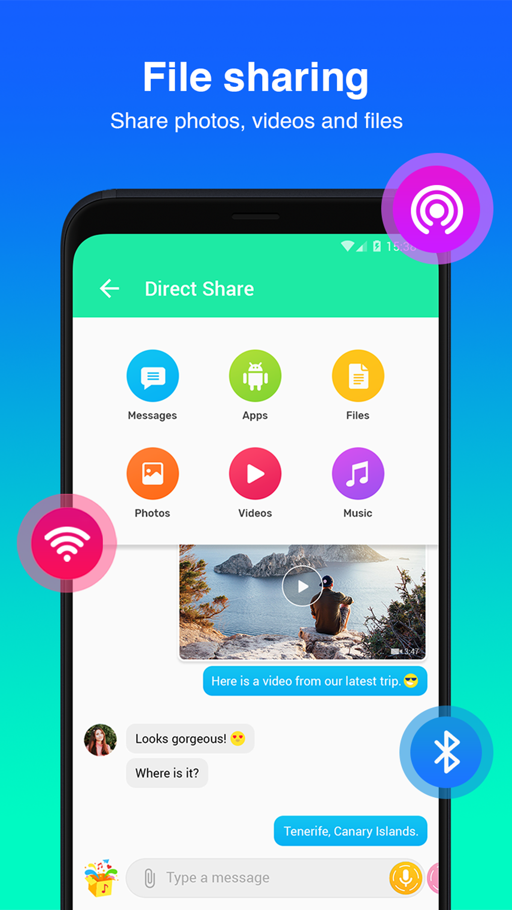 اسکرین شات 6 برنامه Mint Messenger - Chat & Video