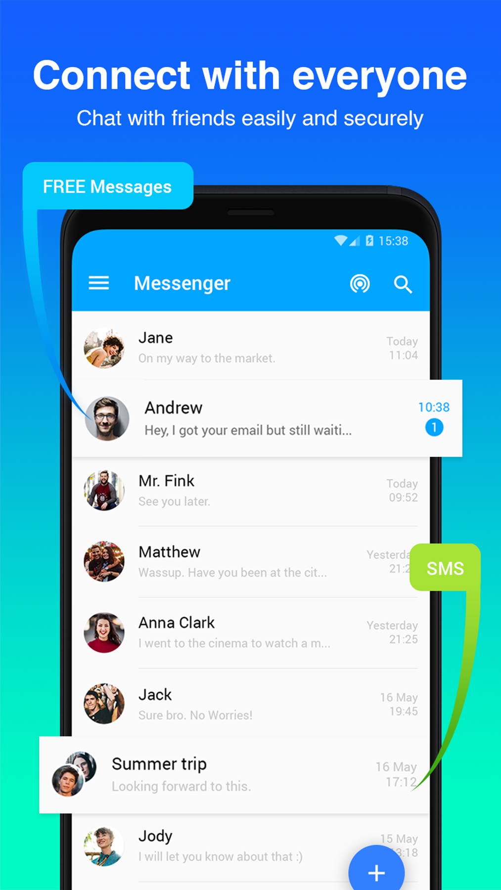 اسکرین شات 1 برنامه Zing: Sound Stickers & SMS