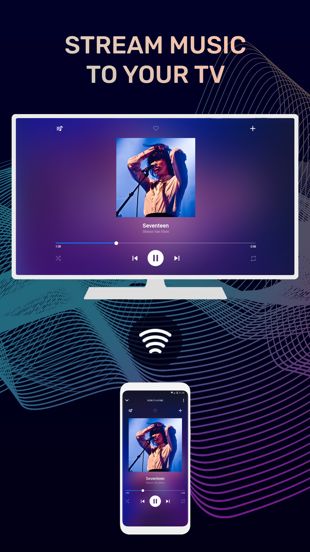 اسکرین شات 5 برنامه Music Player: Radio FM & MP3