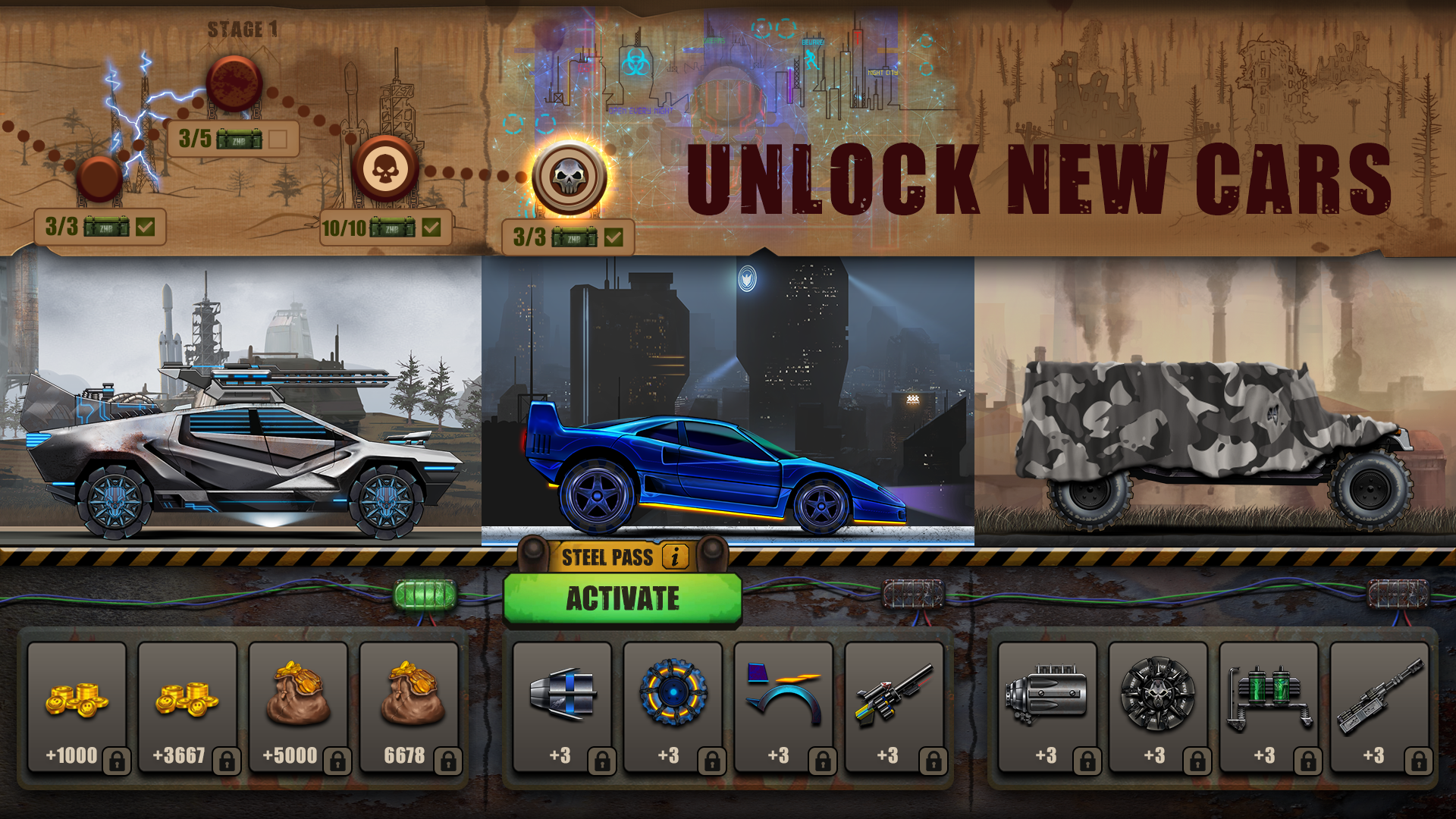 اسکرین شات 2 بازی Zombie Hill Racing: Earn Climb