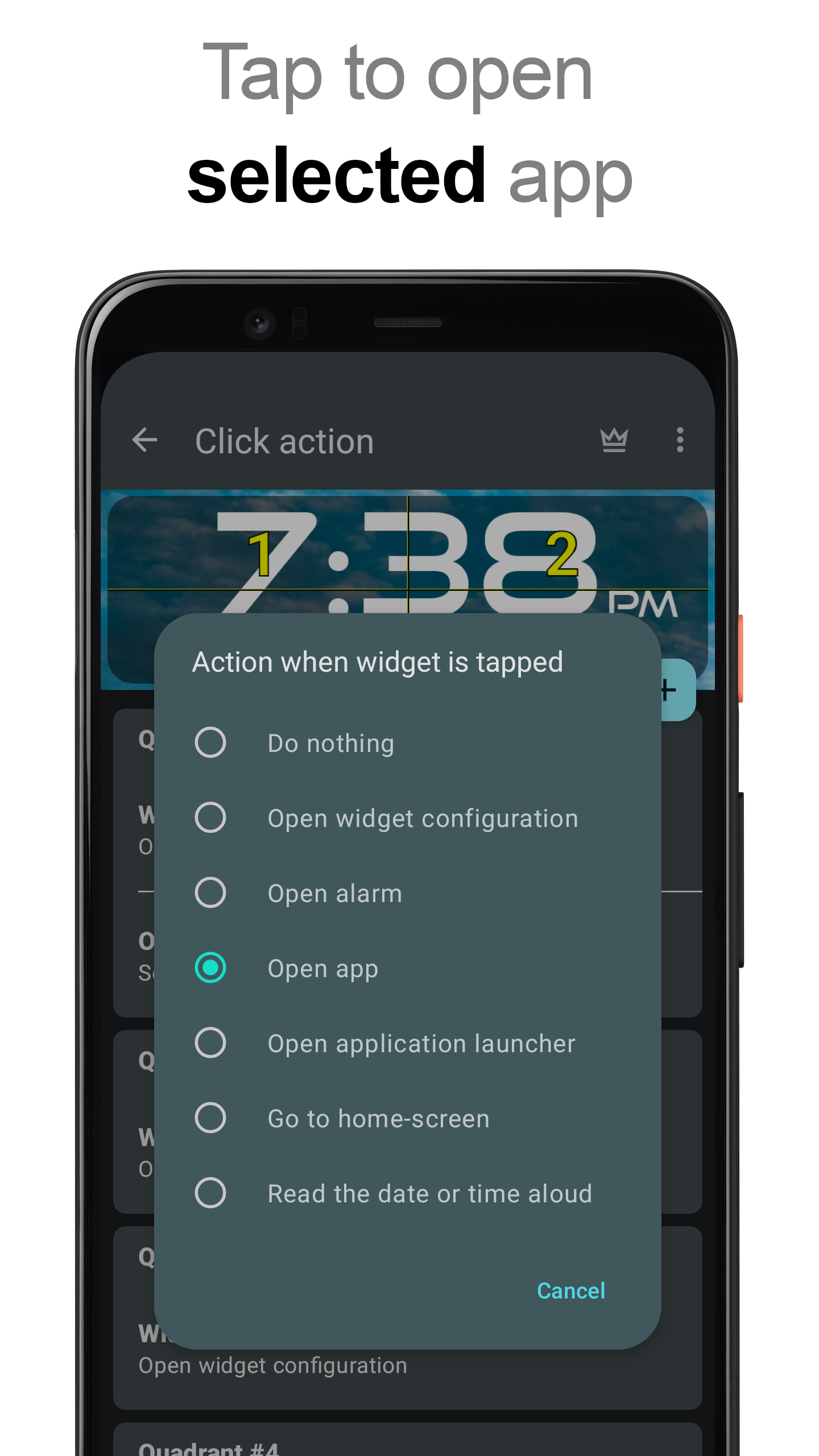 اسکرین شات 6 برنامه DIGI Clock Widget