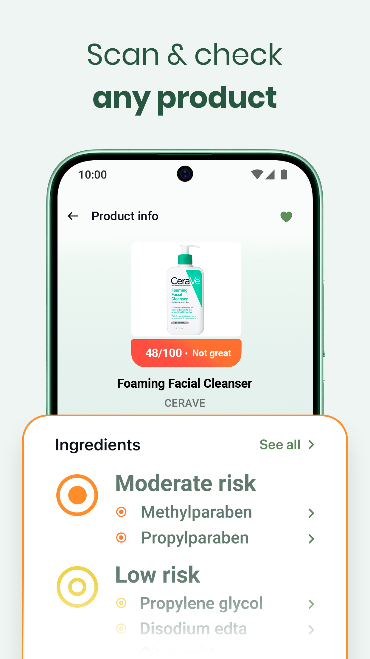 اسکرین شات 2 برنامه OnSkin - Skincare Scanner