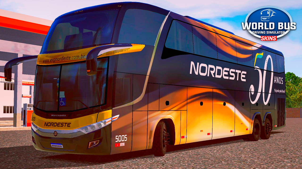 اسکرین شات 3 برنامه Skins World Bus Simulator WBDS