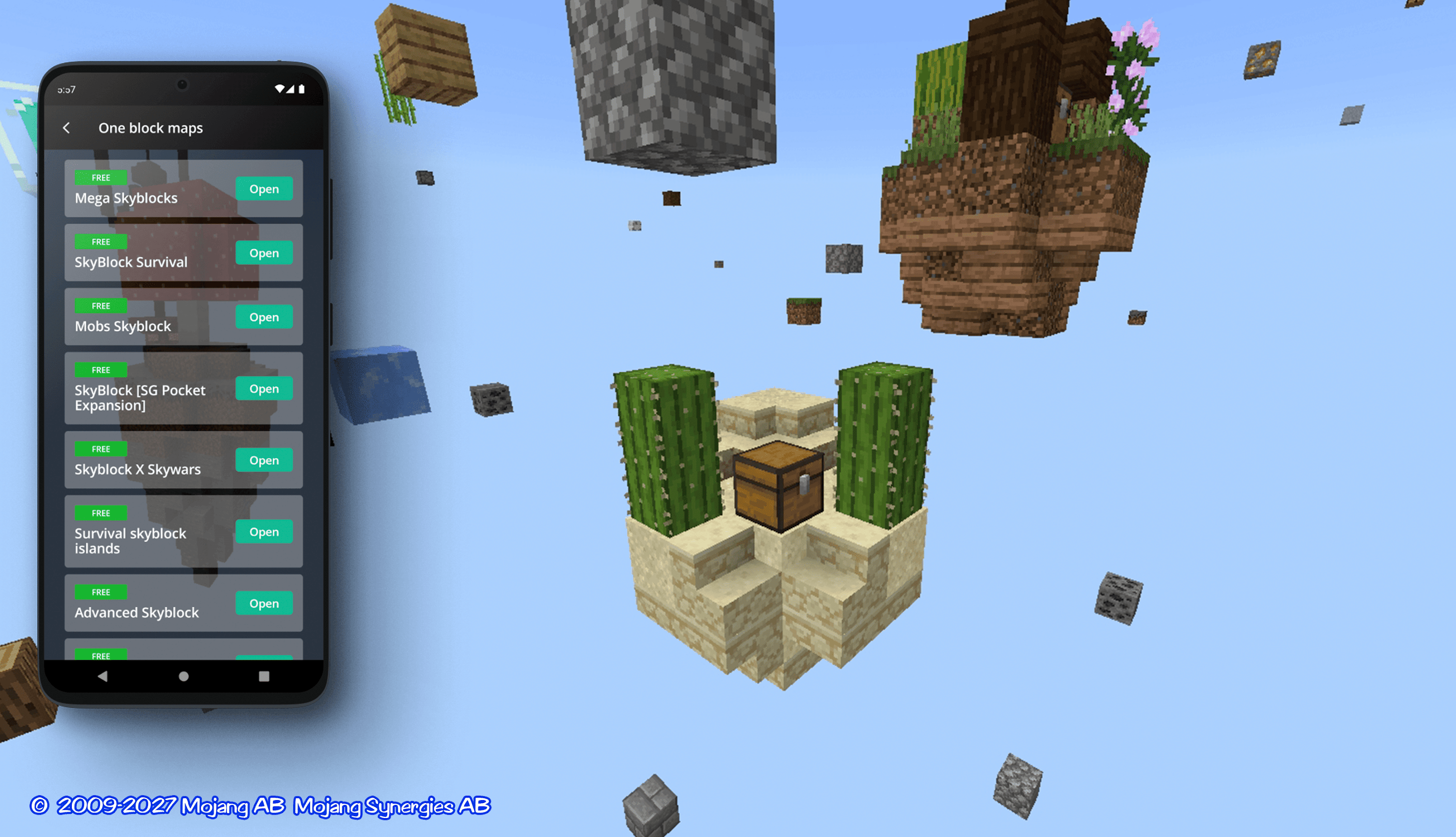 اسکرین شات 4 برنامه one block mod for minecraft